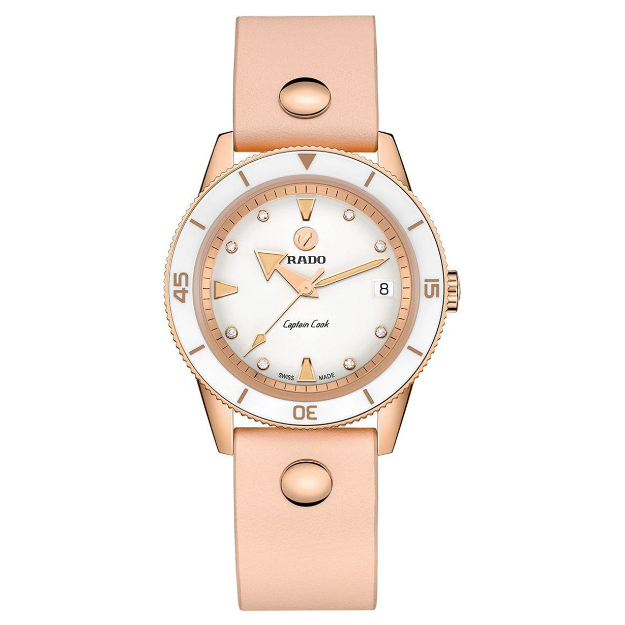Rado Captain Cook White Dial Women 37mm - view 4
