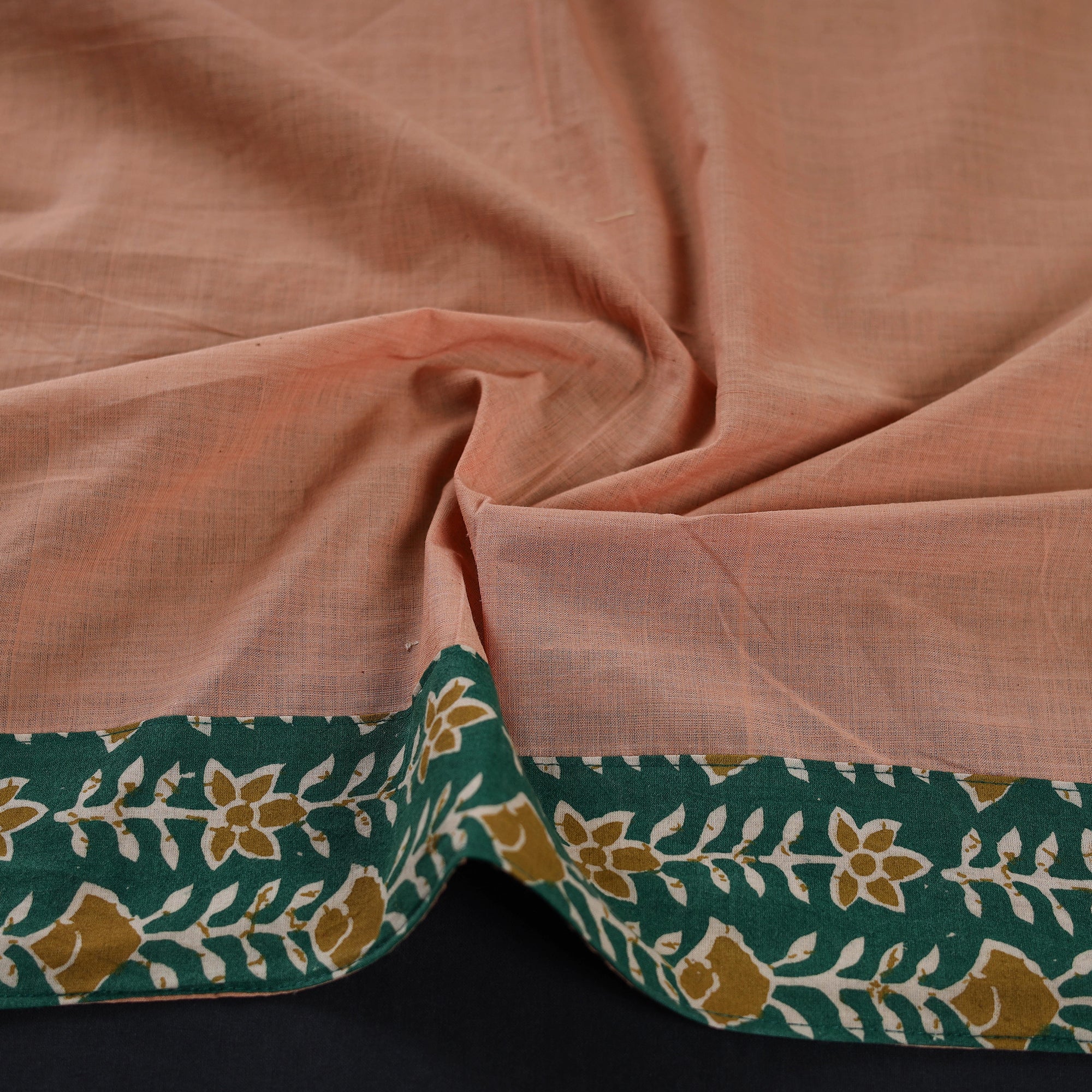 NOORI BAZAR Brown - Plain Cotton Blouse Piece 71 - view 2