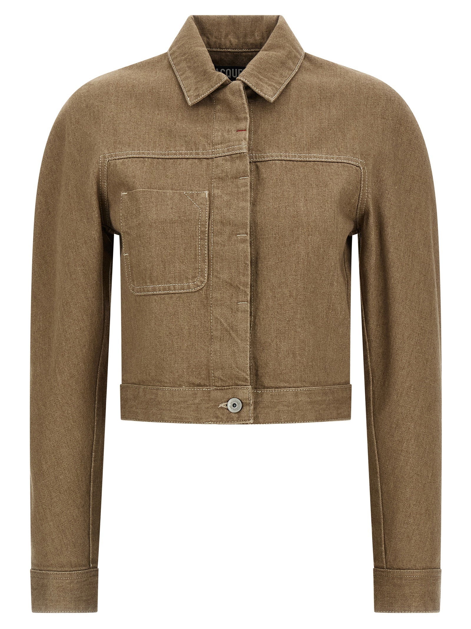 Jacquemus La Veste Ovalo Cargo Jacket – 100% cotton