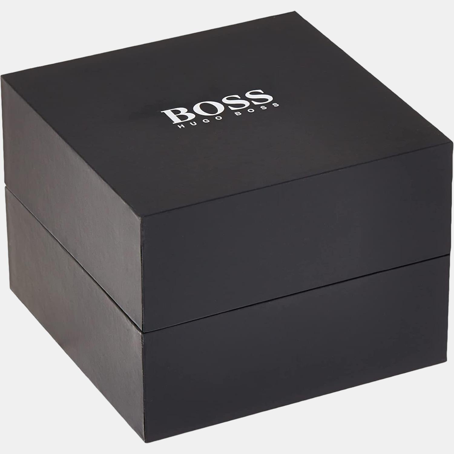 Boss Confidence Men Quartz Black Dial Analog Leather Watch 1513790 - view 7