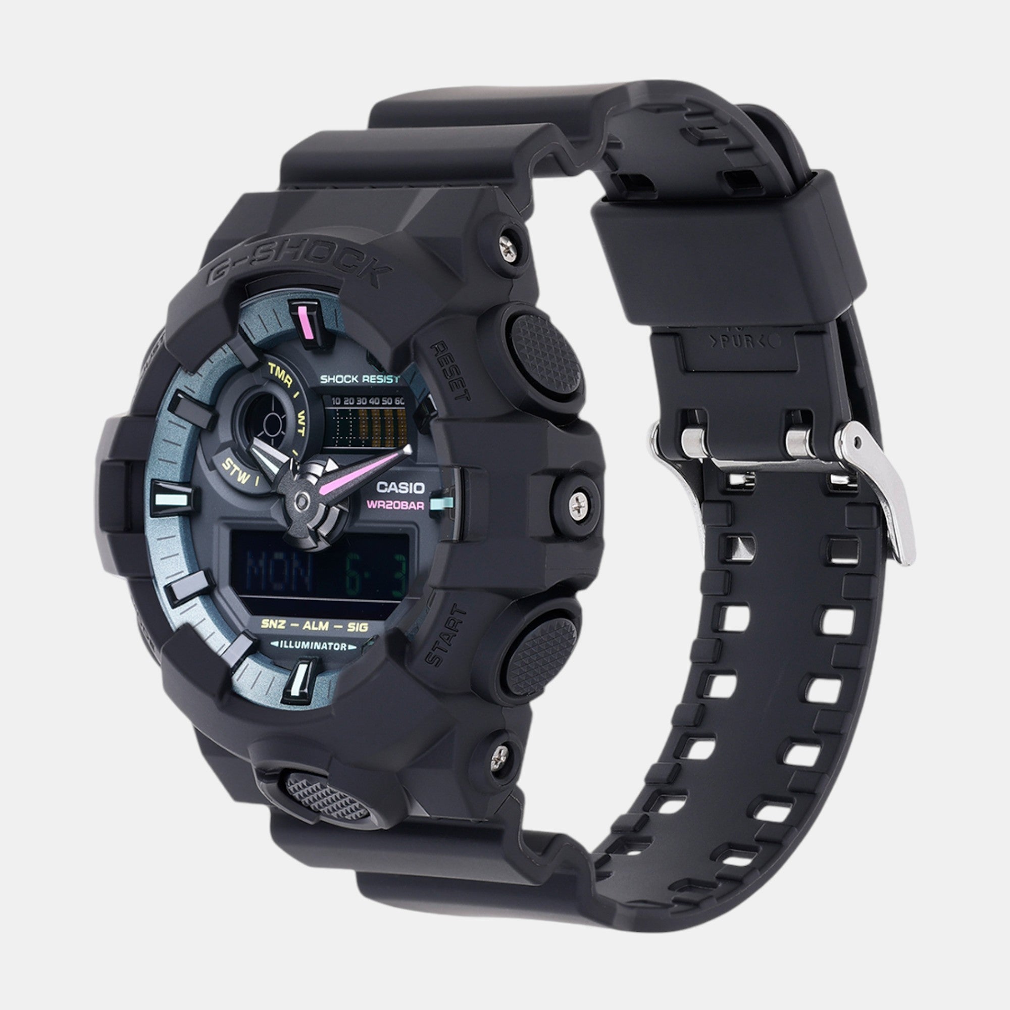 Casio G-Shock Men Quartz Black Dial Analog-Digital Resin Watch G1553 - view 2