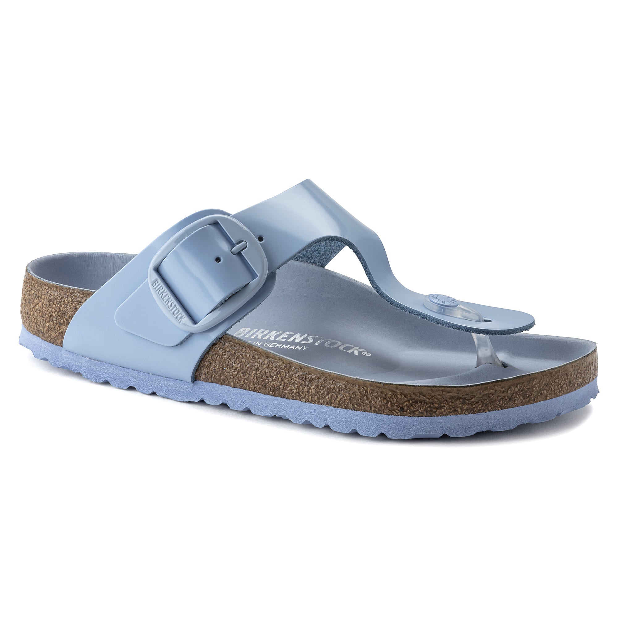 Birkenstock Gizeh Big Buckle Natural Leather Patent - view 9