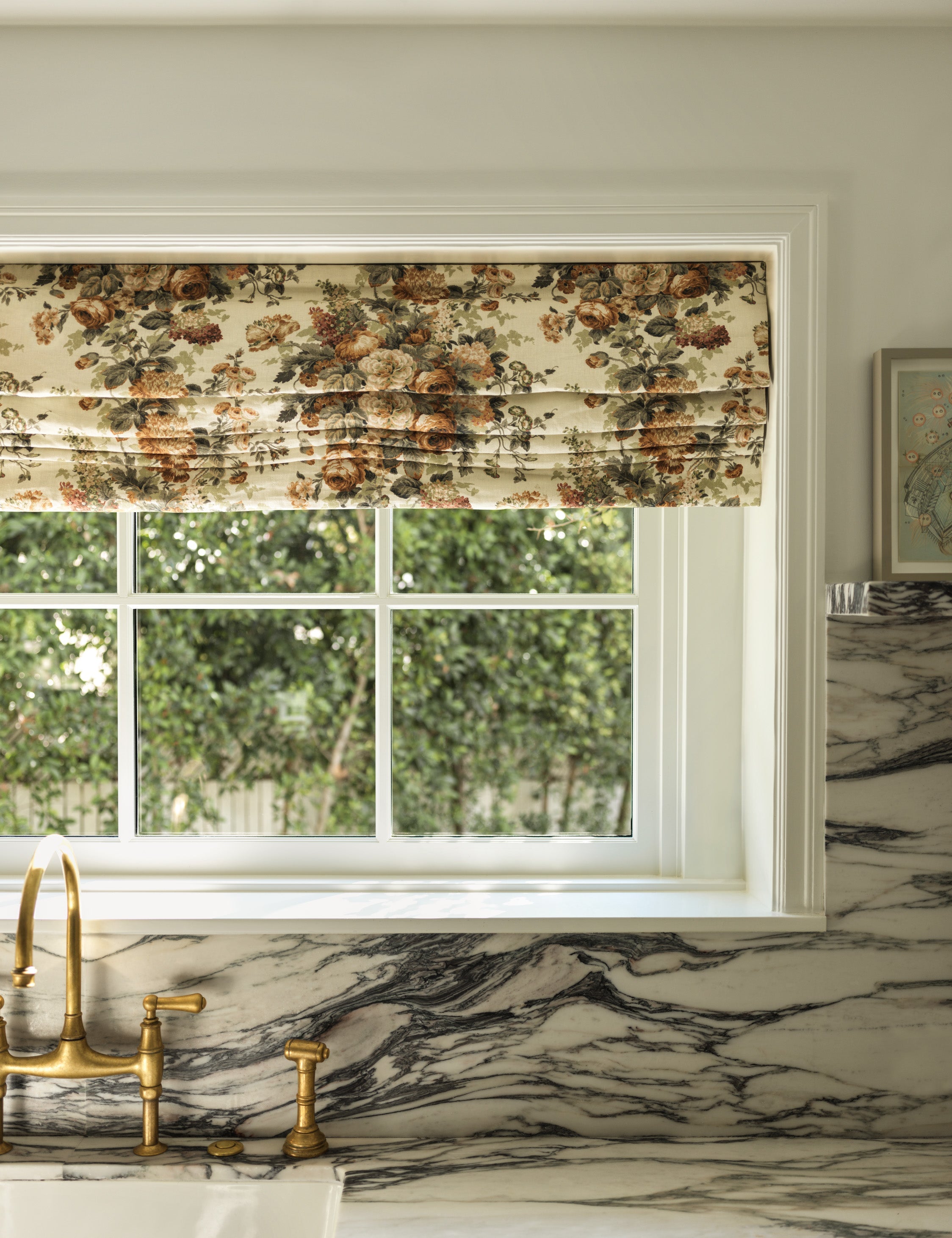 Lulu and Georgia Soter Linen Roman Shade by Heidi Caillier