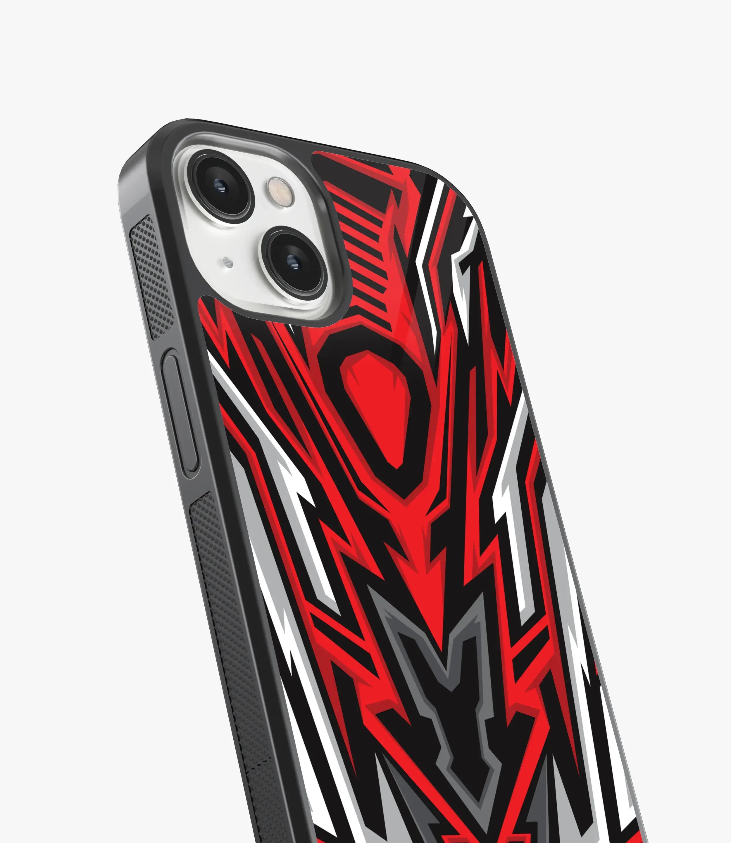 The Case Company Abstract Speed Demon Pattern Glass Case - view 2