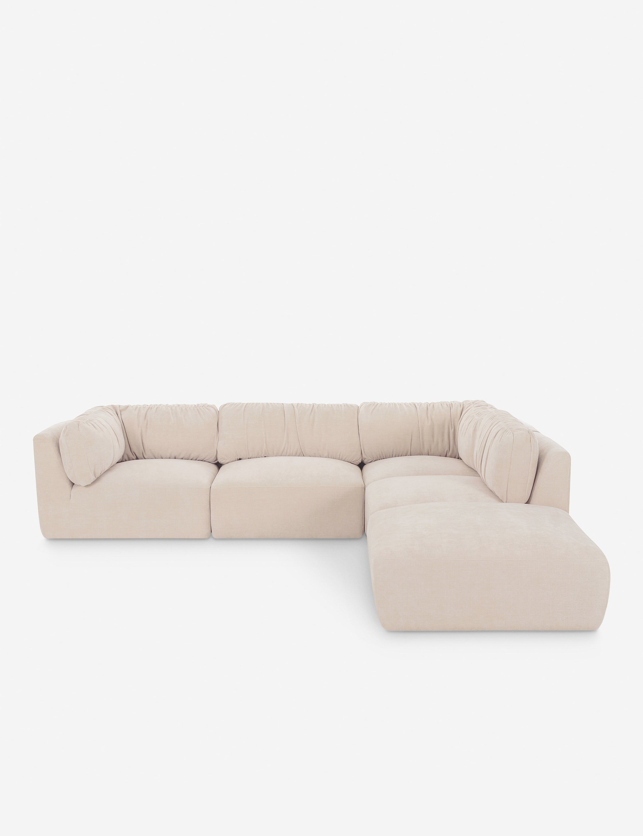 Lulu and Georgia Marona Modular 5-Piece Chaise Sectional Sofa - view 2