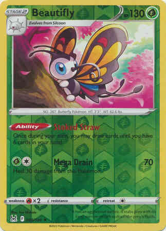 Rare holo swsh11-008 – Pokémon Beautifly - 008/196 - Rare Holo [swsh11-008] [Reverse Holo]