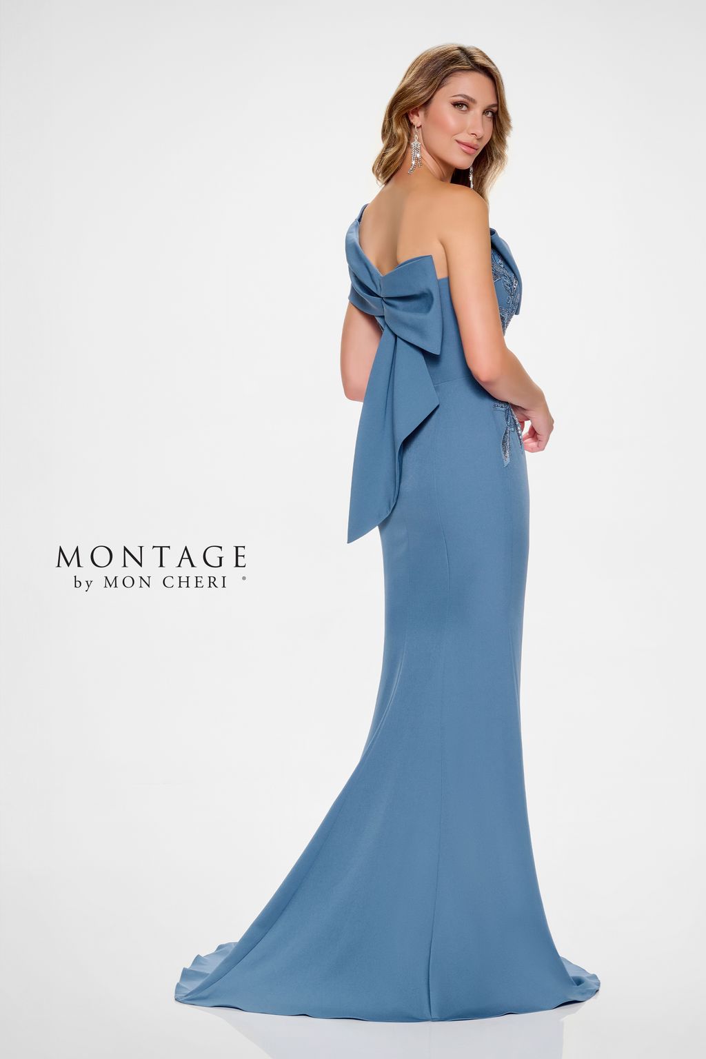 Montage M845 Fitted Long Mermaid Formal Dress - view 2