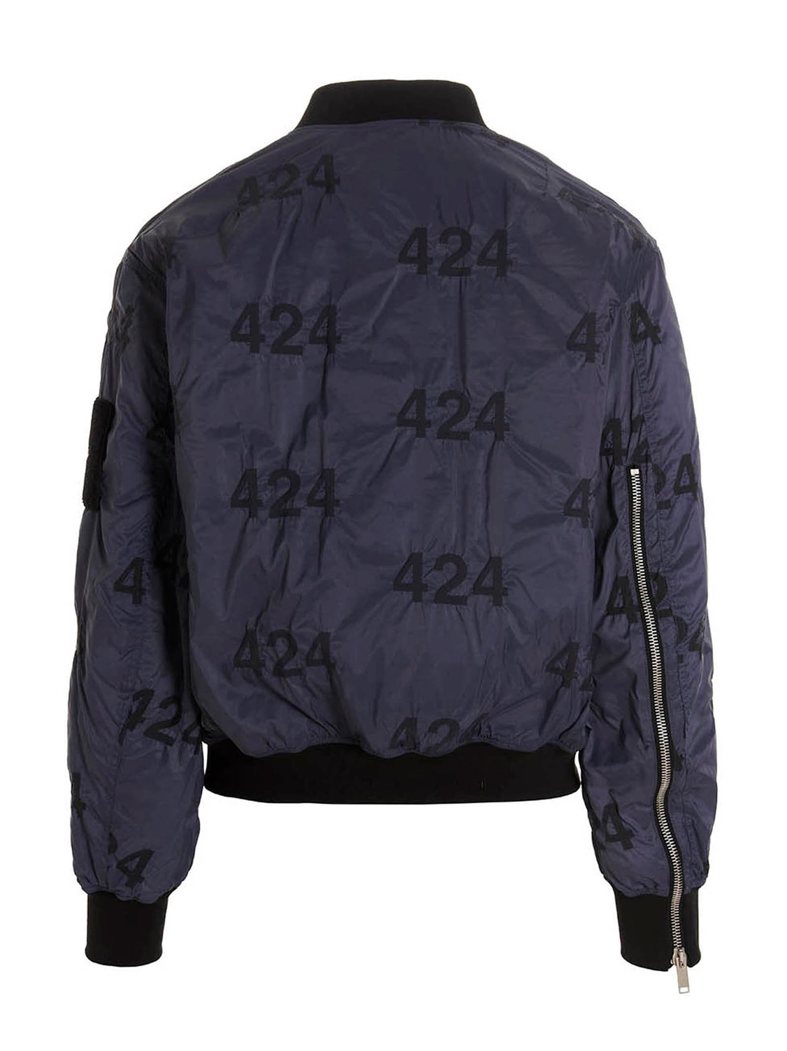 424 Reversible Logo Bomber Jacket. – 100% polyamide - view 2