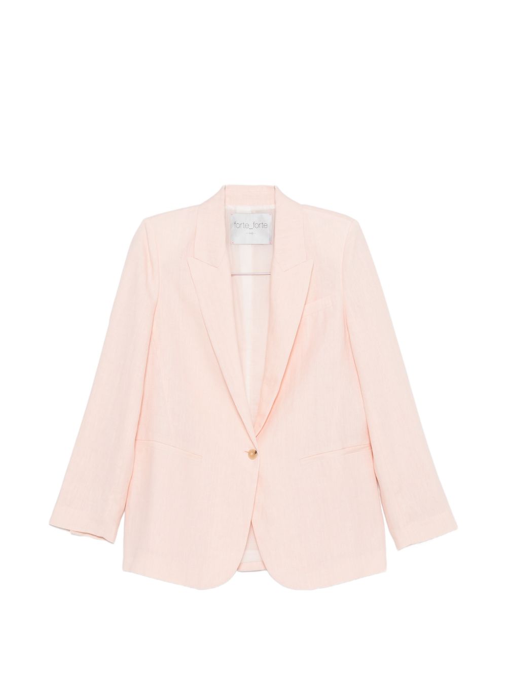 Forte Forte Linen single-breasted jacket – 100% fabric