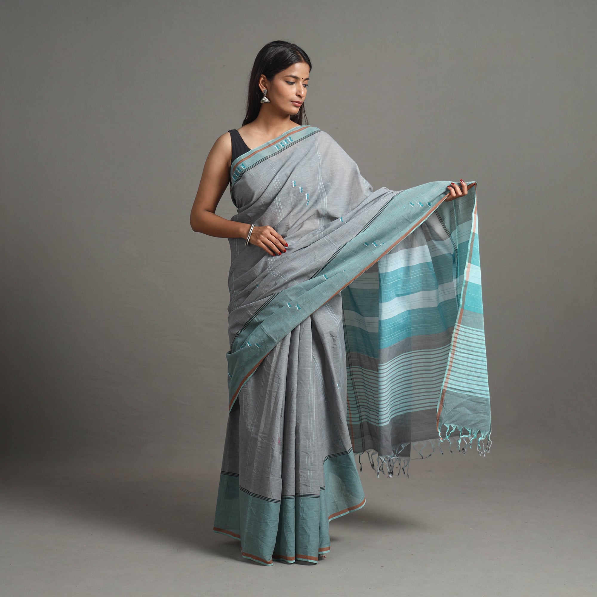 CHITRIKA Tikali Buta Cotton Handloom Saree 116 - view 2
