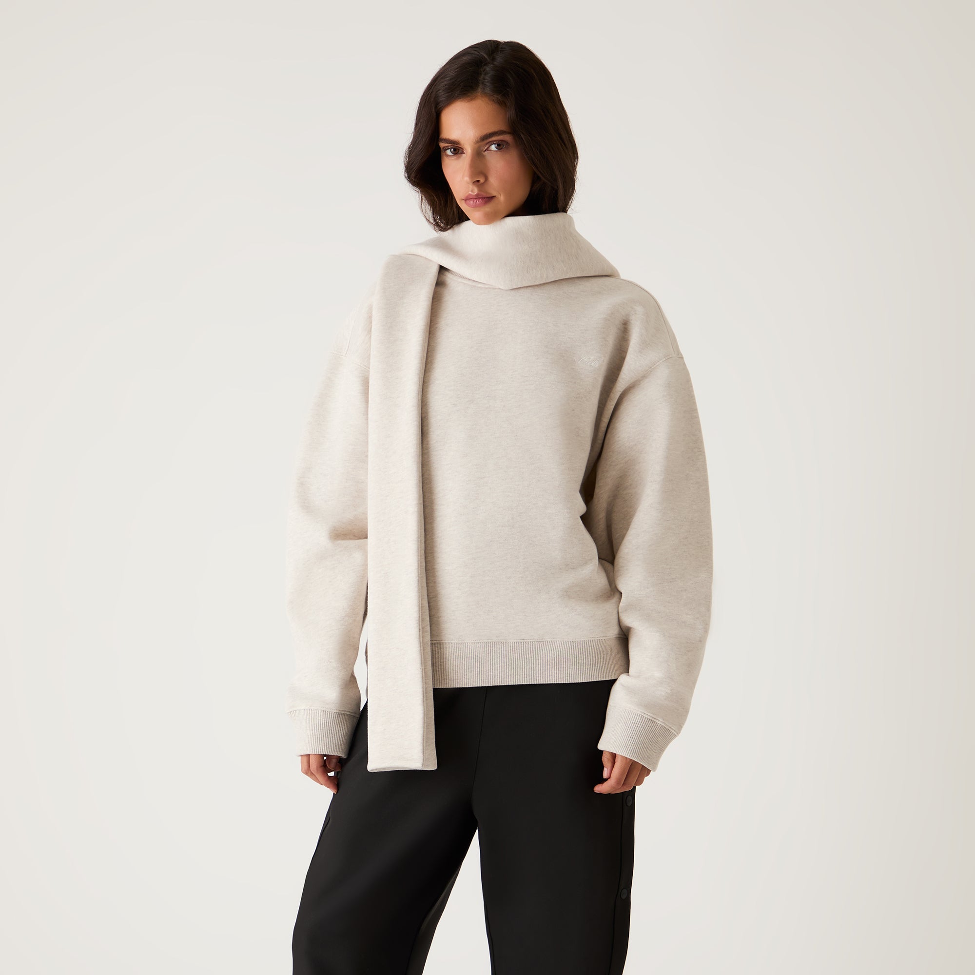 Kith Women Sedo Scarf Hoodie - Sandy Heather - view 2