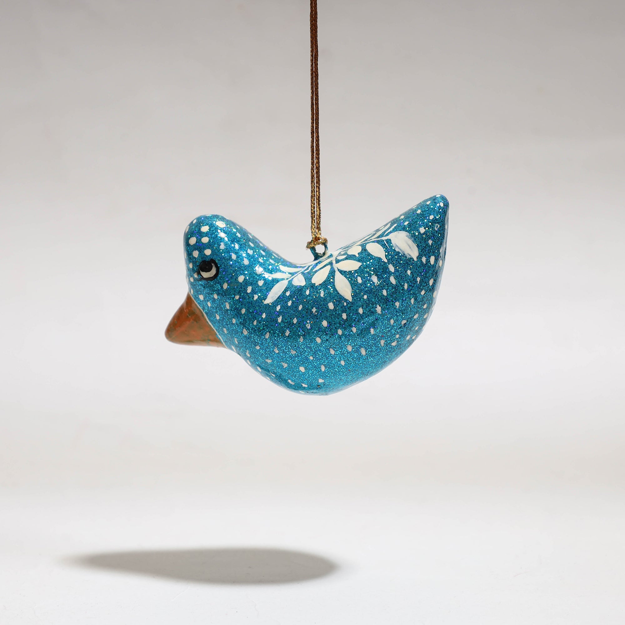 ZAHID HUSSAIN BHAT Bird - Kashmir Handpainted Christmas Decor Ornament 86 - view 2