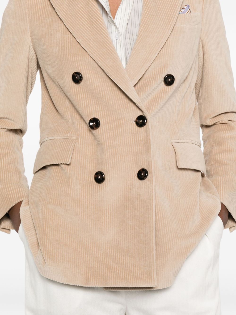 Circolo 1901 Cotton double-breasted jacket - view 4