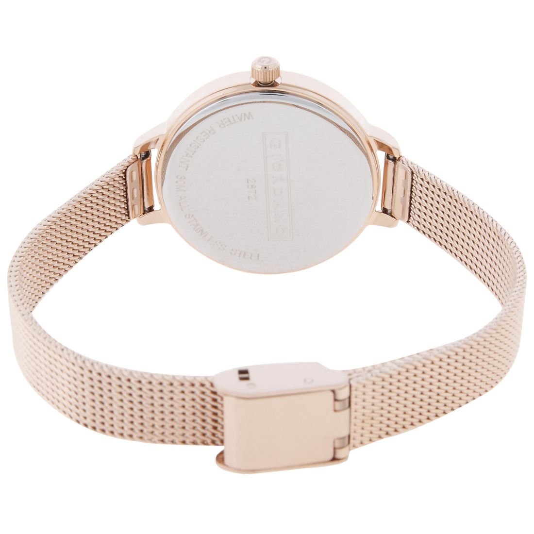 Giordano Blue Dial & Gold Chain Watch for Women - view 2