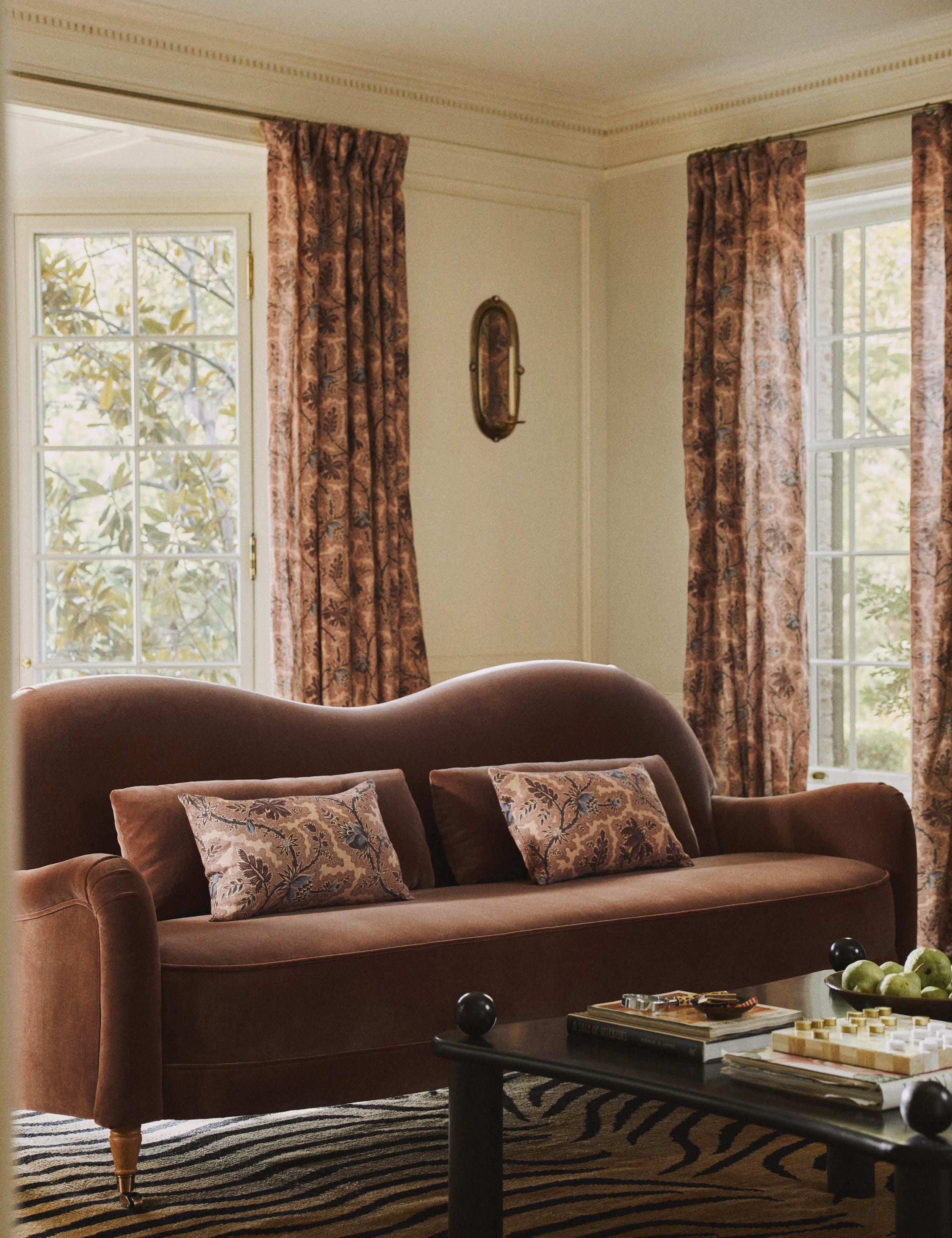 Lulu and Georgia Brubeck Linen Curtain Panel – Blush - view 2