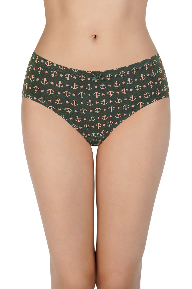 Amante Inner Elastic Waistband Hipster Assorted Panty (Pack of 3 Colors & Prints May Vary) - view 4