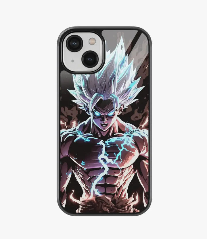 The Case Company Electrifying Goku Glass Case for iPhone 14