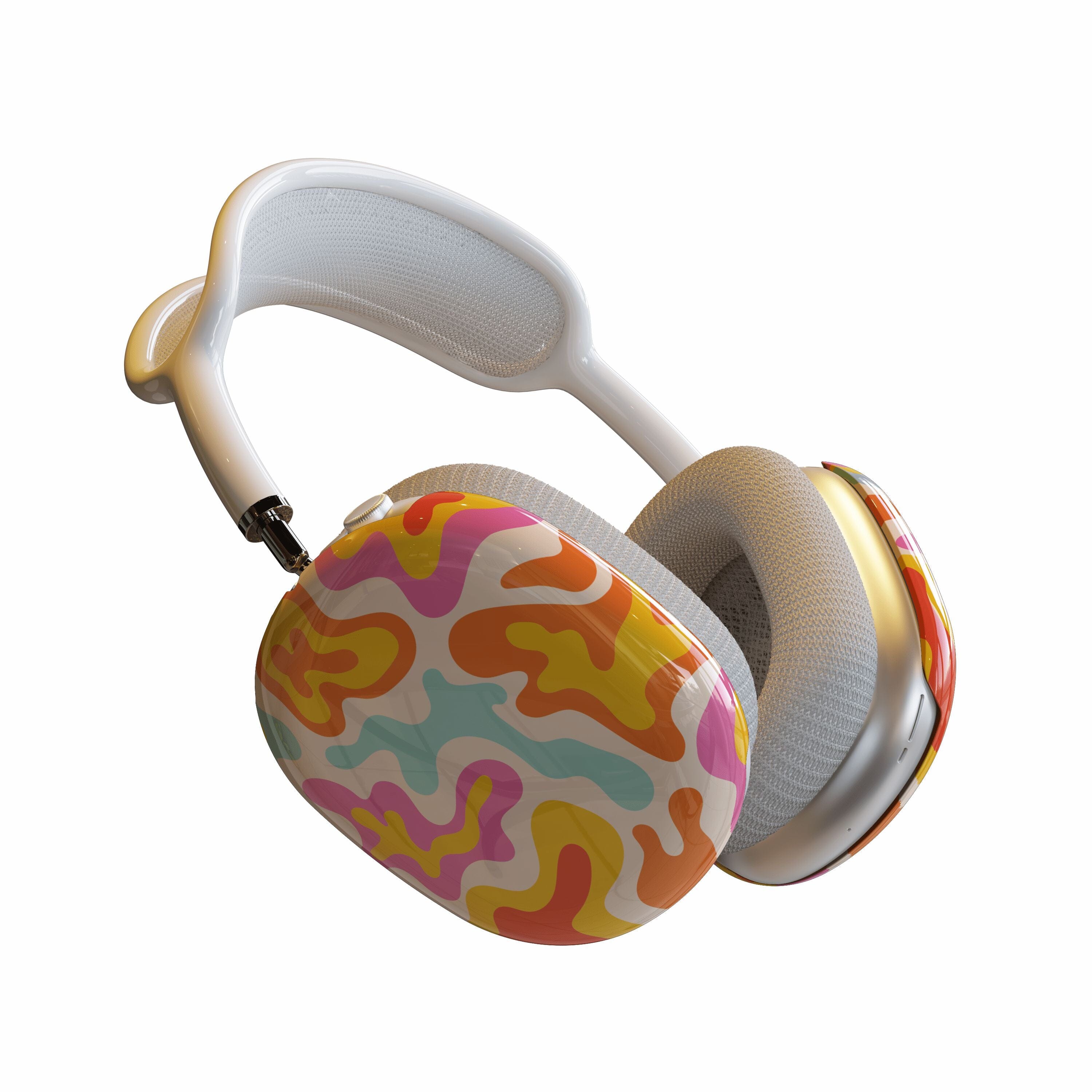 Casetry Tropical Color Splash | Abstract Retro AirPods Max Case - view 2