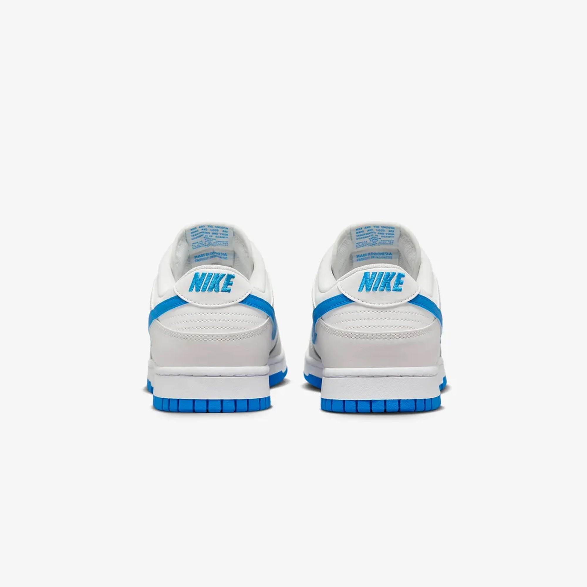 Nike | DUNK LOW RETRO { SUMMIT WHITE/PHOTO BLUE-PLATINUM TINT - view 2