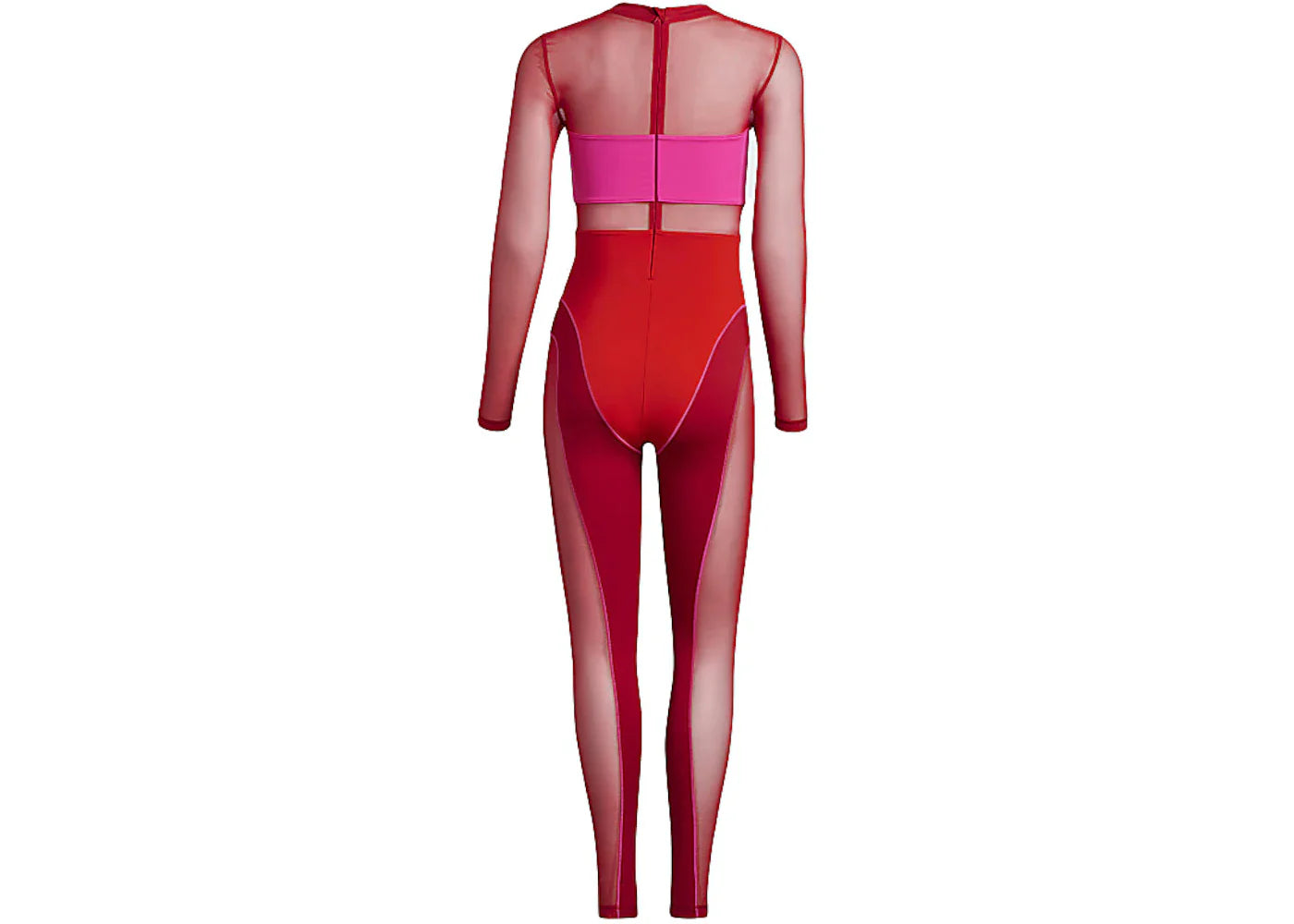 adidas Ivy Park Blocked Catsuit Power Red/Shock Pink/Red - view 2