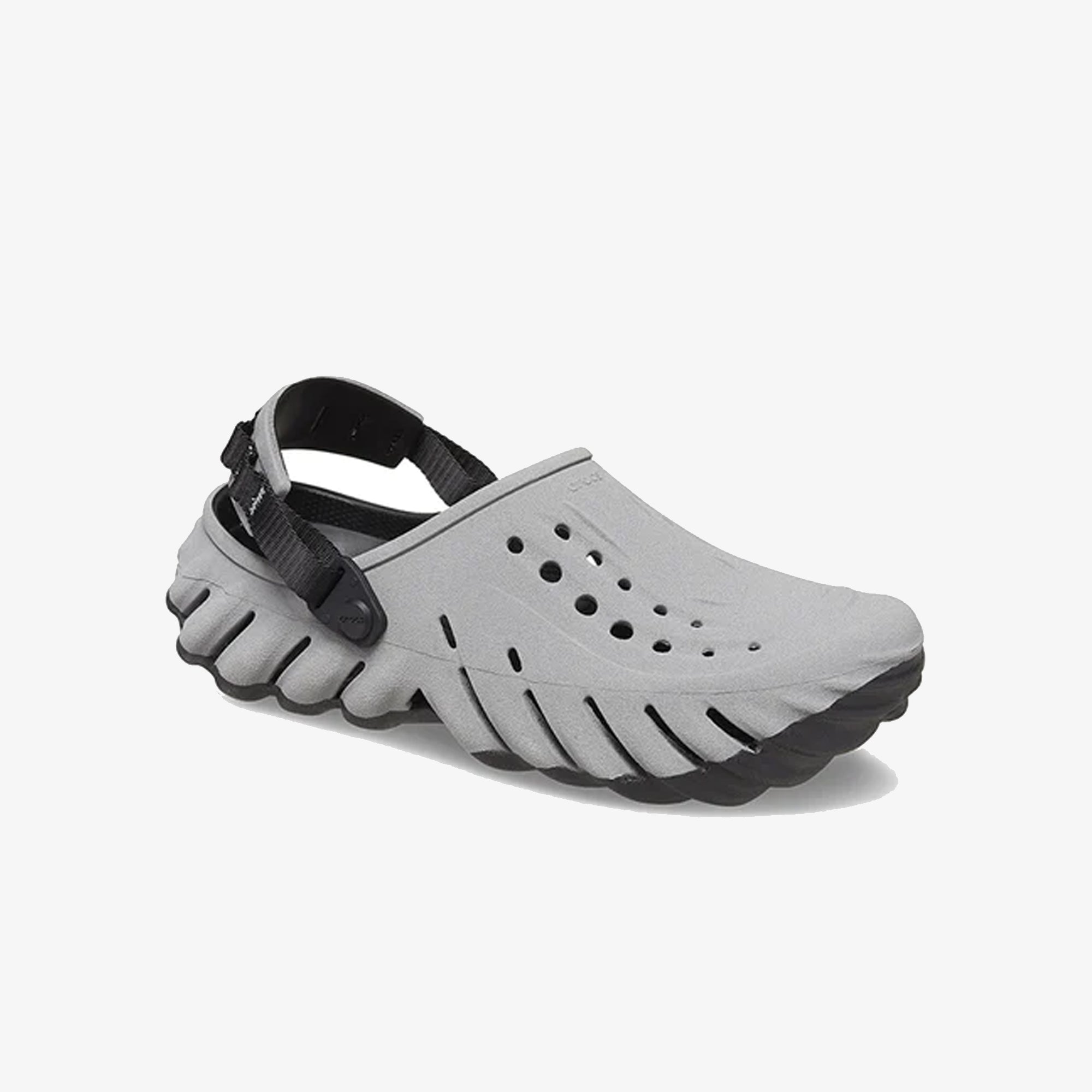 Crocs | ECHO REFLECTIVE CLOG { BLACK/REFLECTIVE - view 2