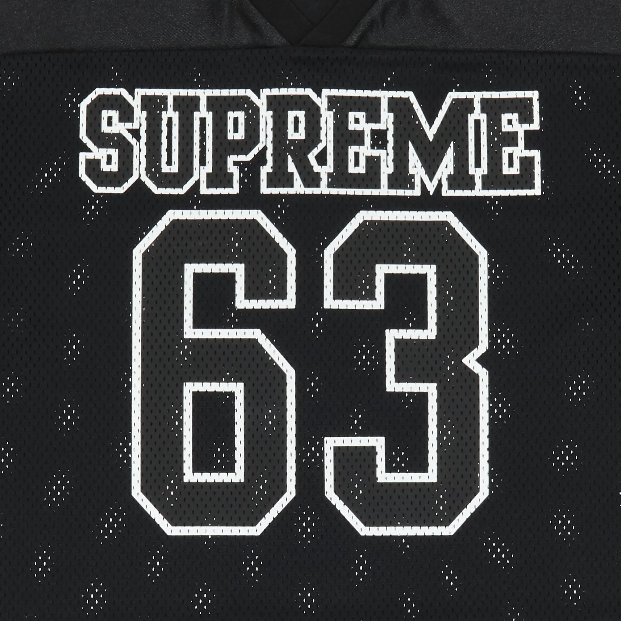 Supreme Bones Black Football Jersey (FW25) - view 3