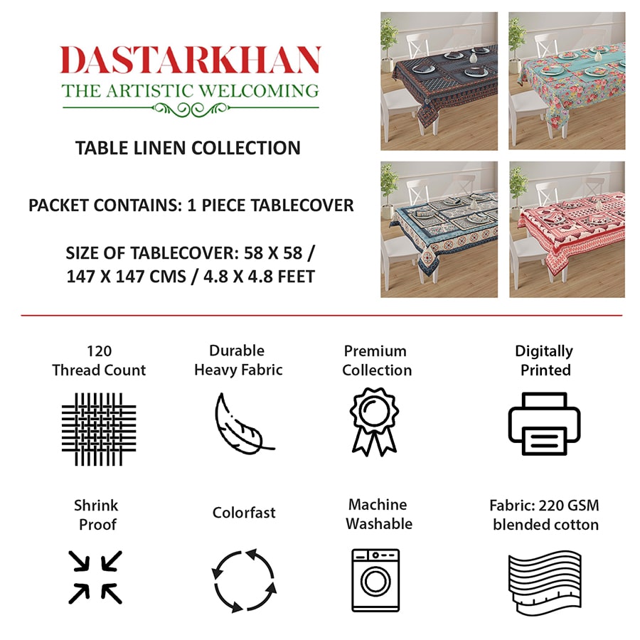 Swayam India Dastarkhan Tablecovers-87105 - view 6