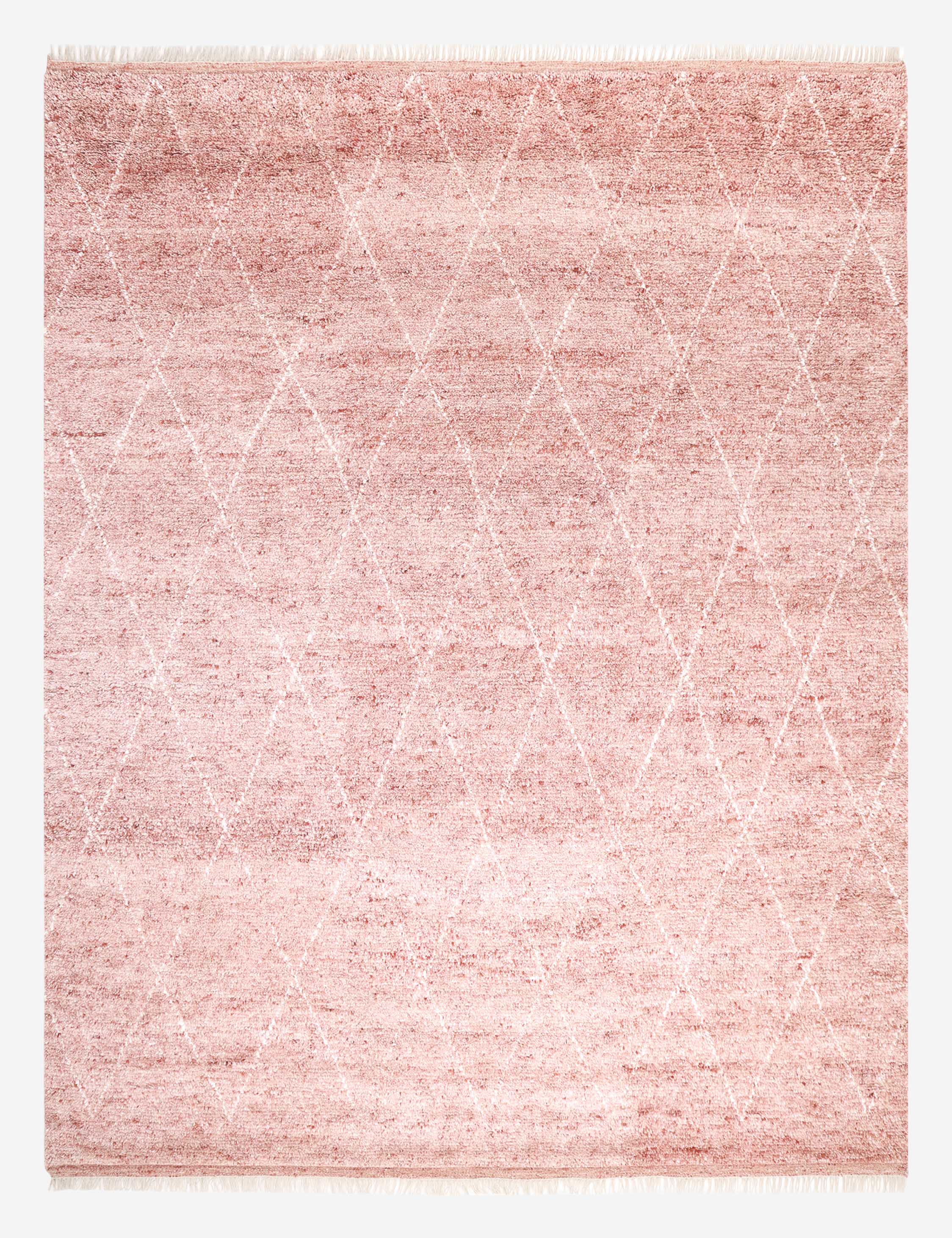 Lulu and Georgia Kaeli Hand-Knotted Wool-Blend Moroccan Shag Rug