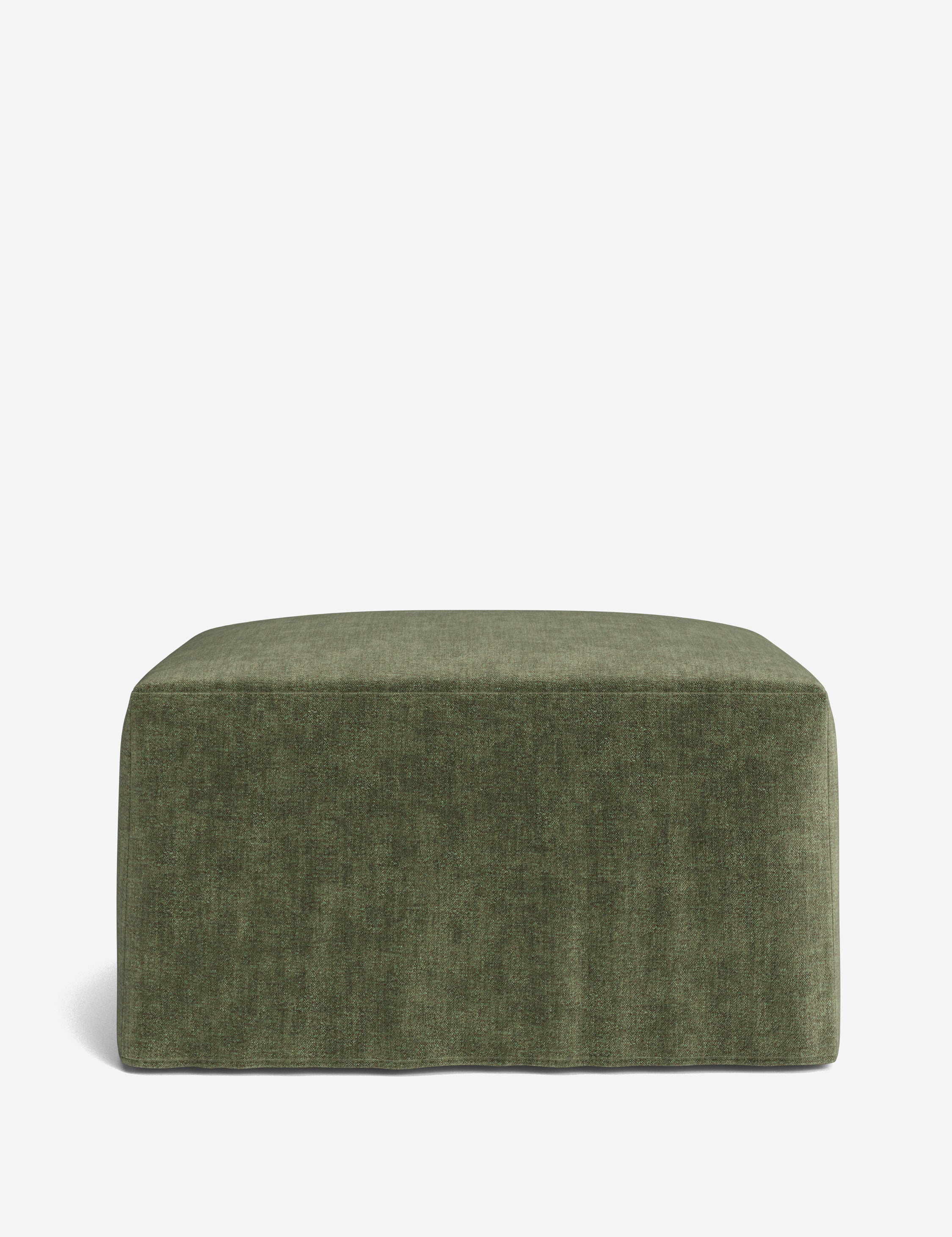 Lulu and Georgia Portola Slipcover Ottoman - view 4