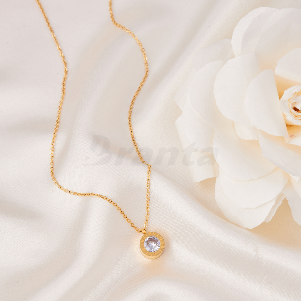 Branta Cubic Zirconium Studded Necklace - view 2