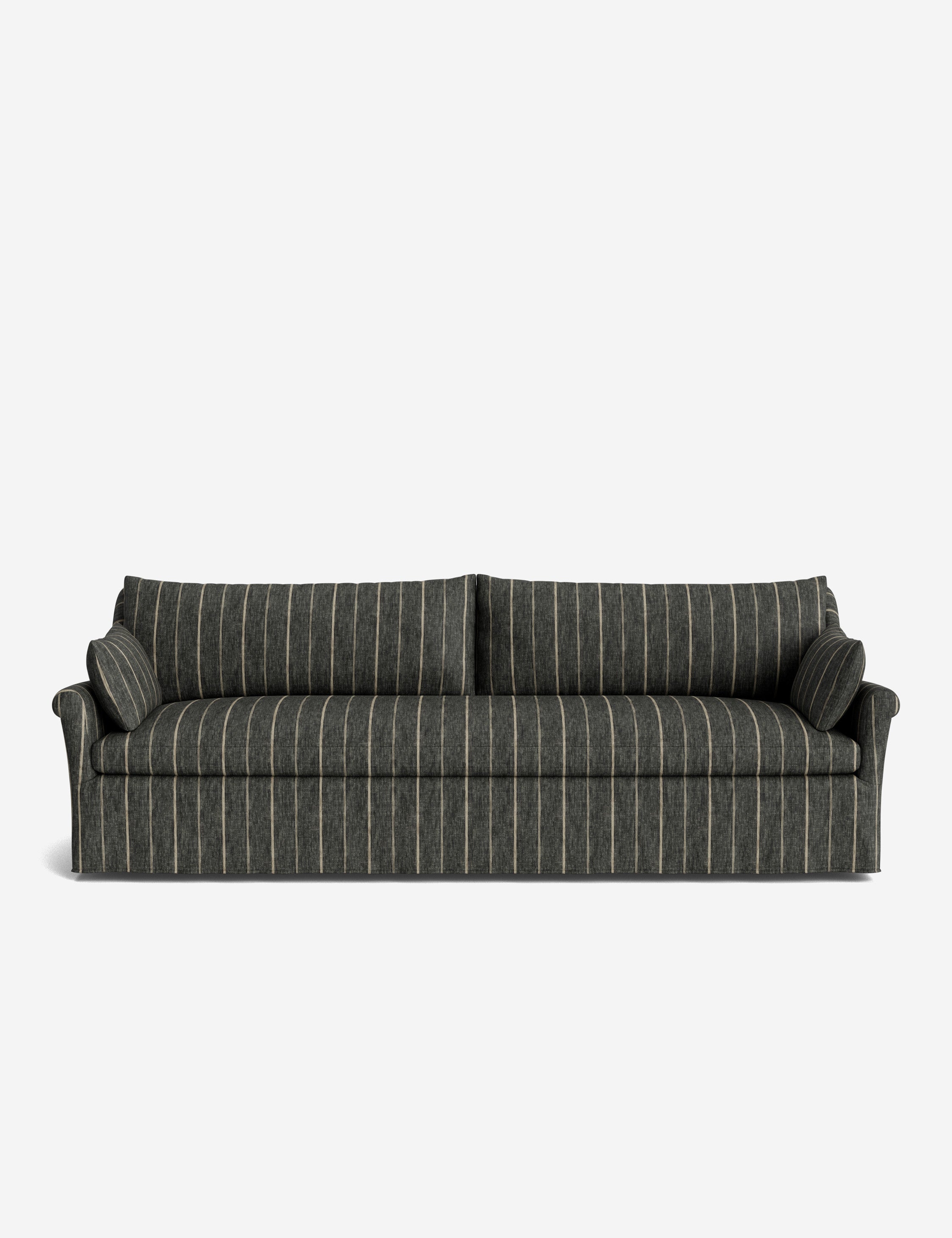 Lulu and Georgia Portola Rolled Arm Slipcover Sofa - view 96