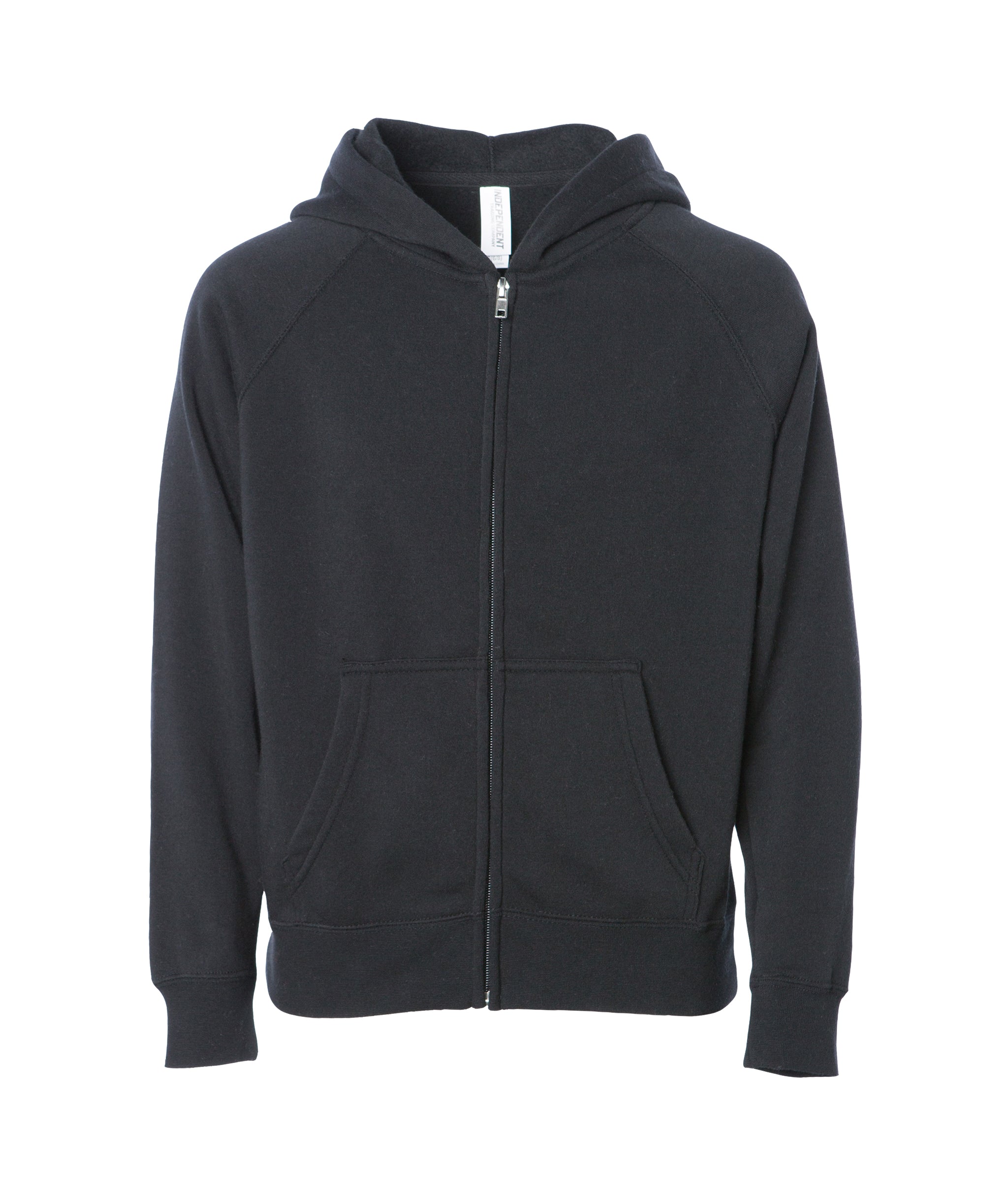 Independent Trading Company Youth Lightweight Special Blend Raglan Zip Hood - view 7