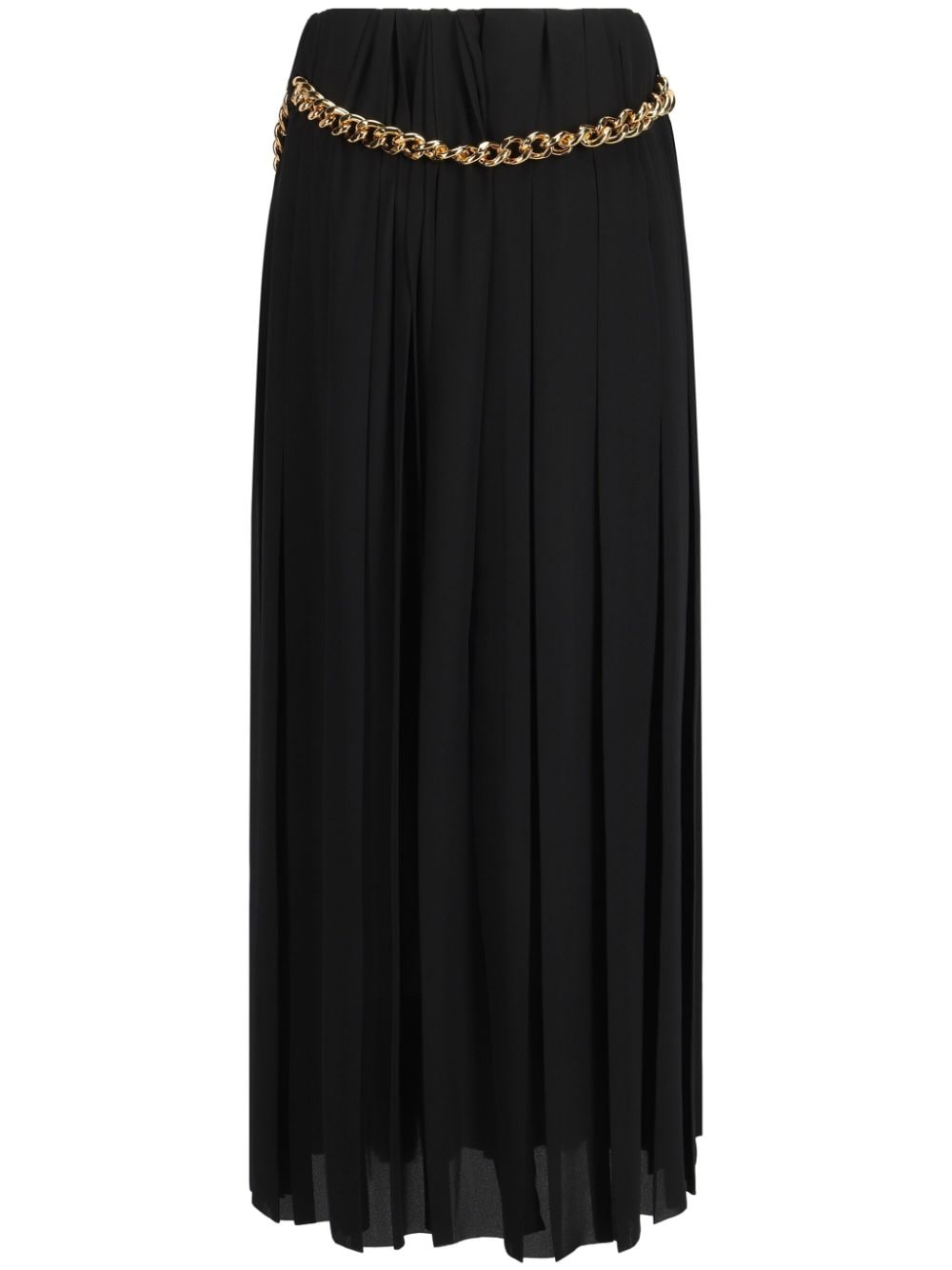 Balenciaga Chain-detail pleated skirt – Polyester 100% - view 2