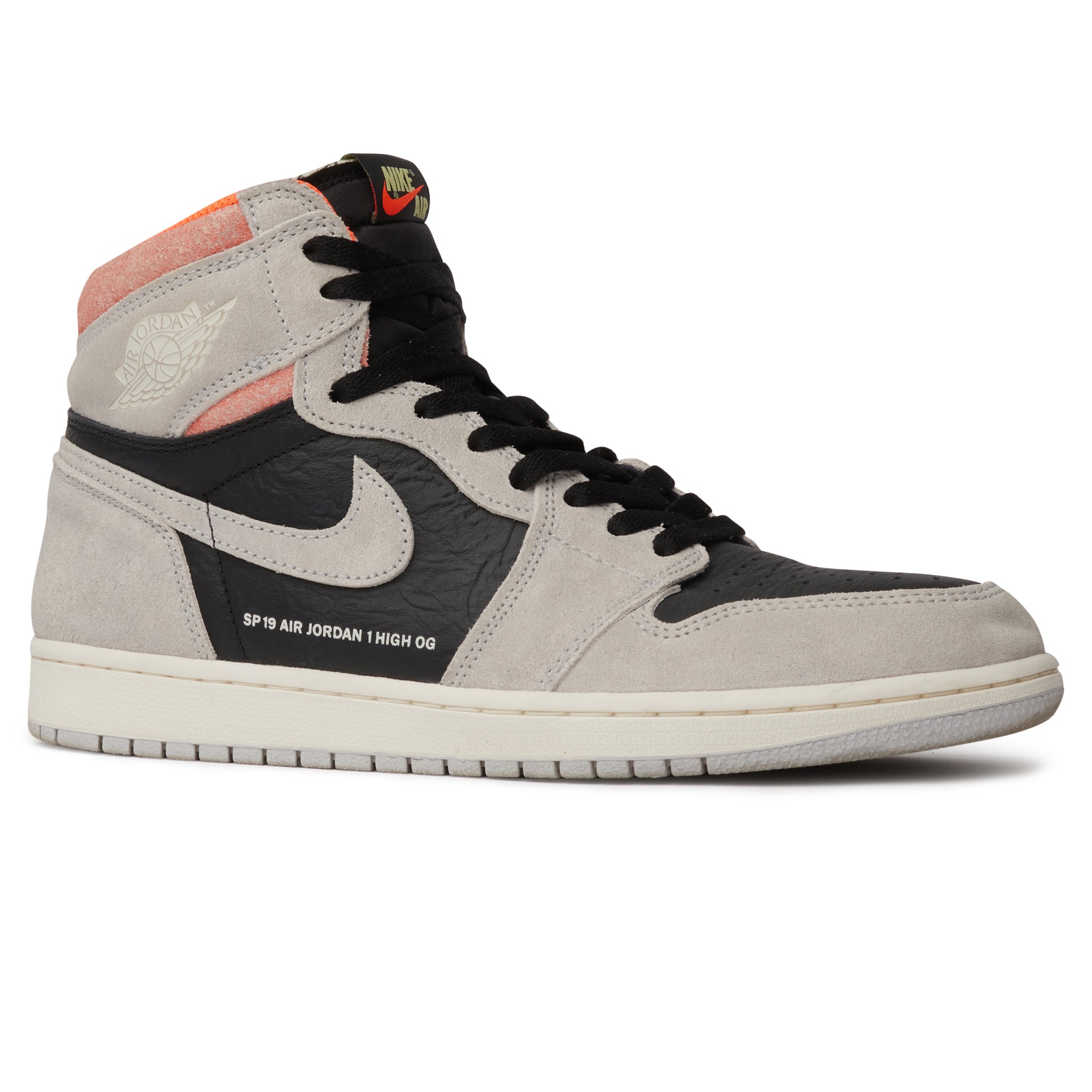 Air Jordan 1 Retro High Neutral Grey Hyper Crimson - view 2