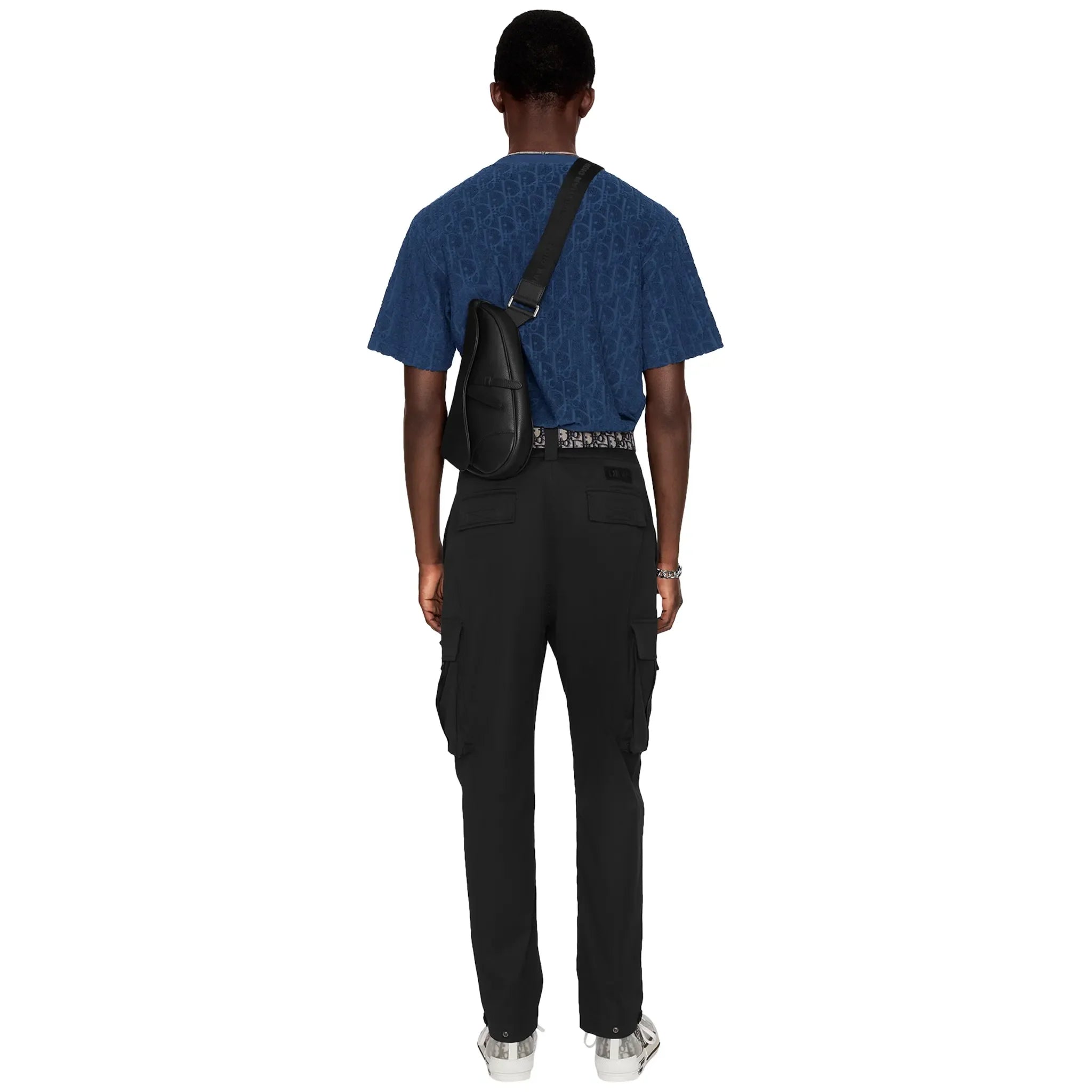 Dior Oblique Towelling Blue T Shirt - view 2