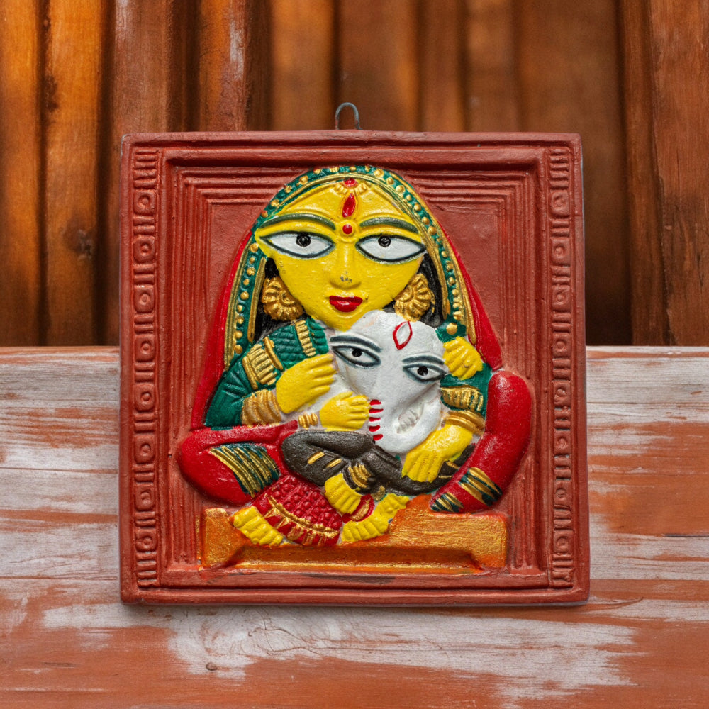 SHILPOGARM Terracotta Tile Wall Hanging (6 inch x 6 inch) - view 5