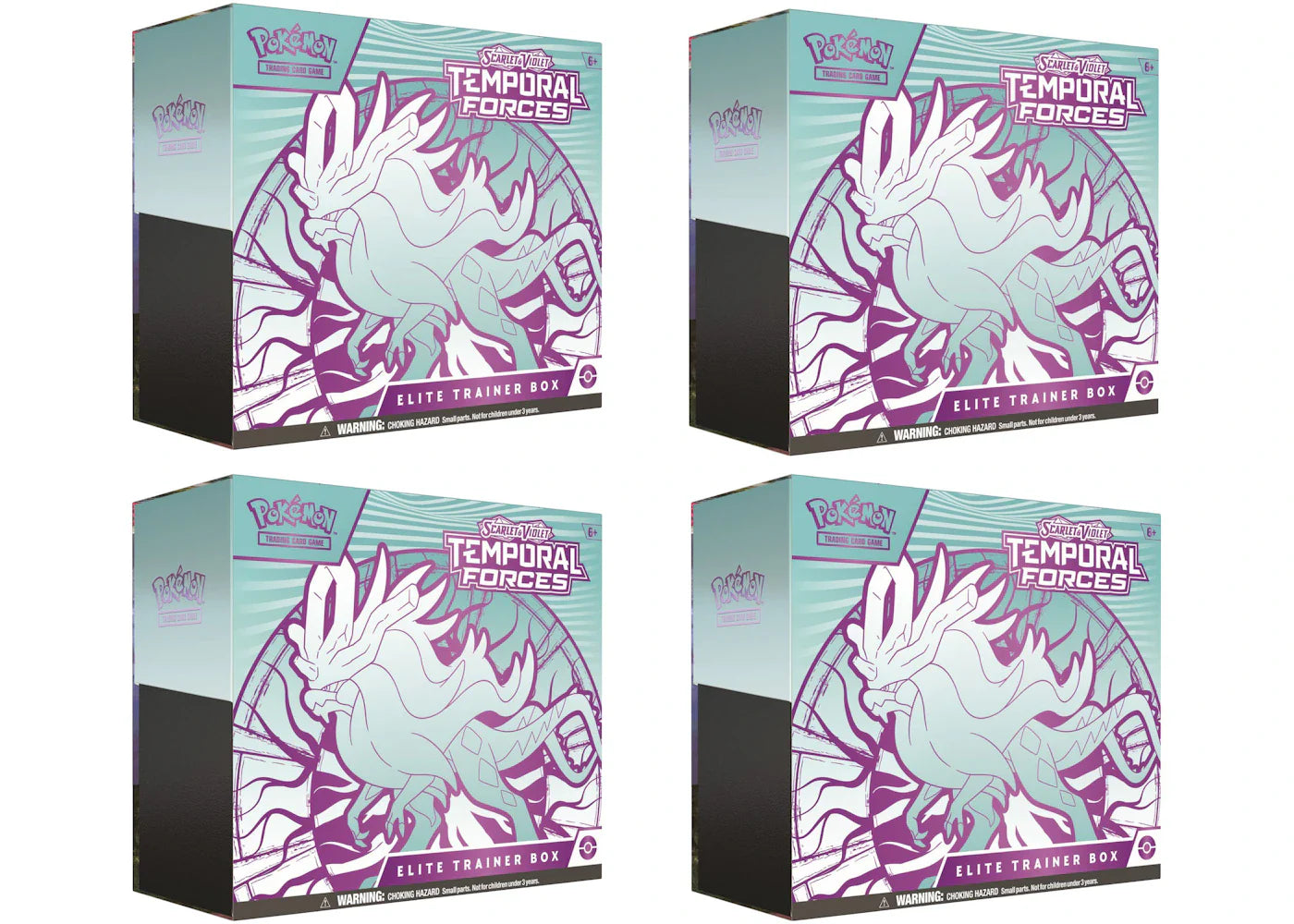 Scarlet violet temporal – 2024 Pokémon Scarlet & Violet Temporal Forces (Walking Wake) Elite Trainer Box 4x Lot