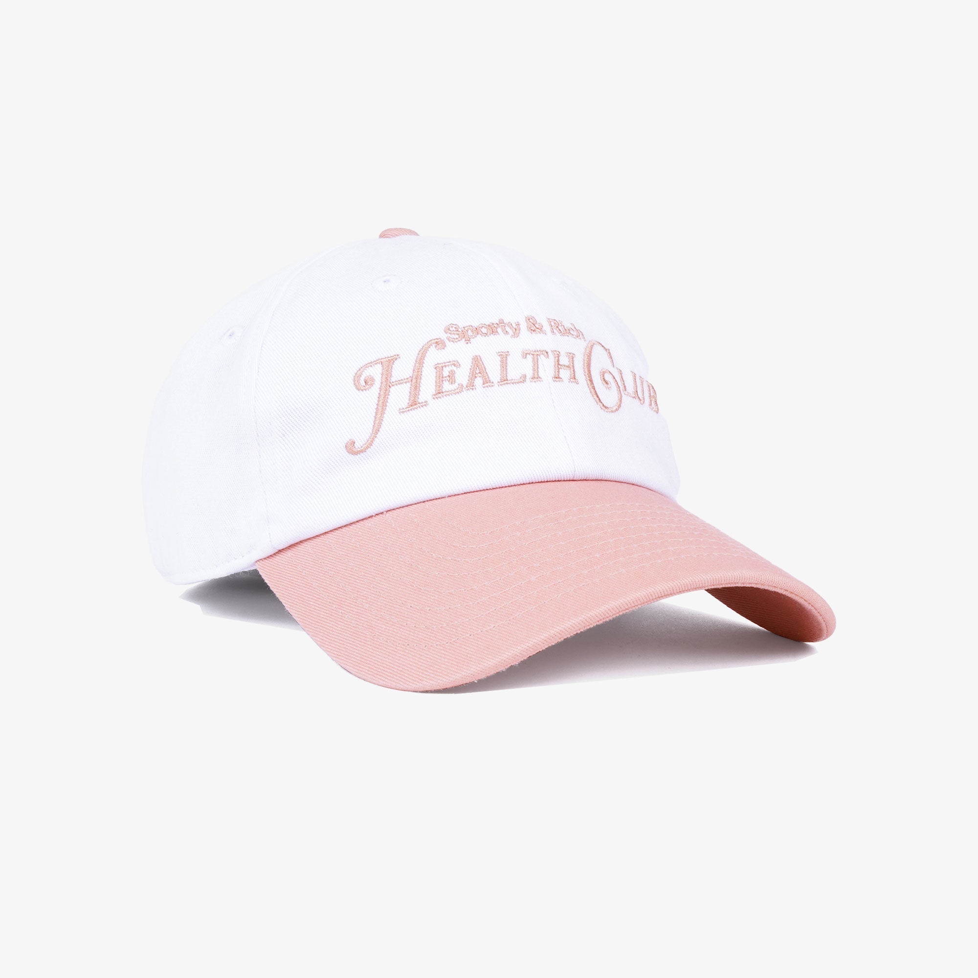 Sporty & Rich | Rizzoli Embroidered Hat { White/ballet - view 2