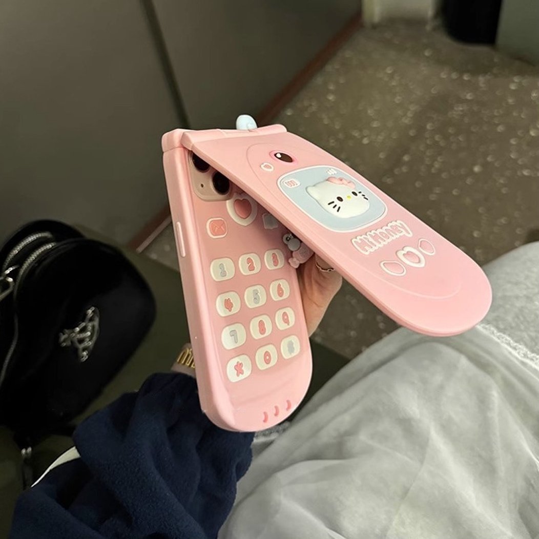 Peeperly Cute Melody Kitty Cat Flip Mirror Case - view 2