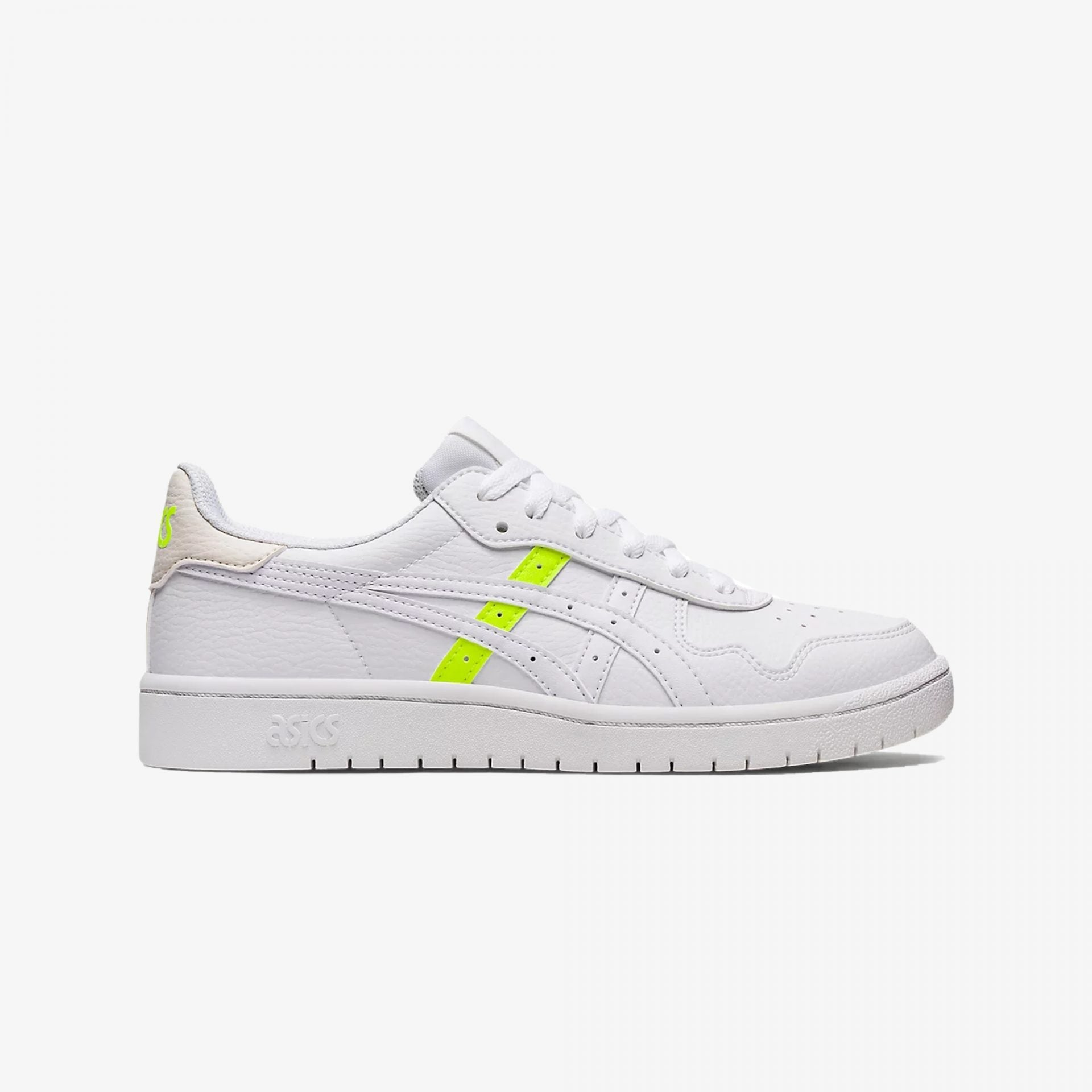 Asics | JAPAN S { WHITE/SAFETY YELLOW - view 3