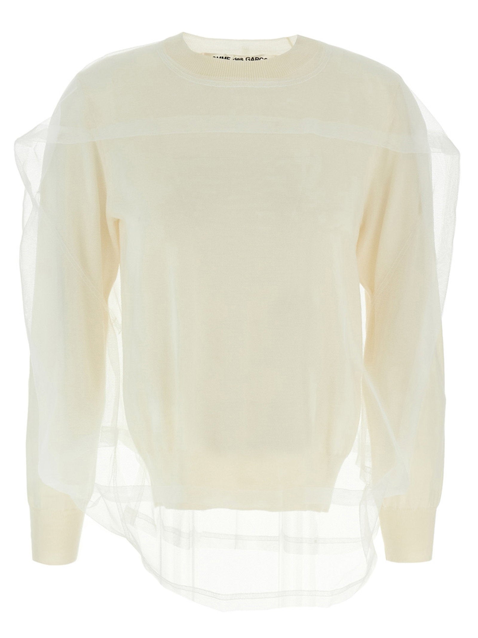 Comme Des Garcons Tulle Sweater – 100% wool