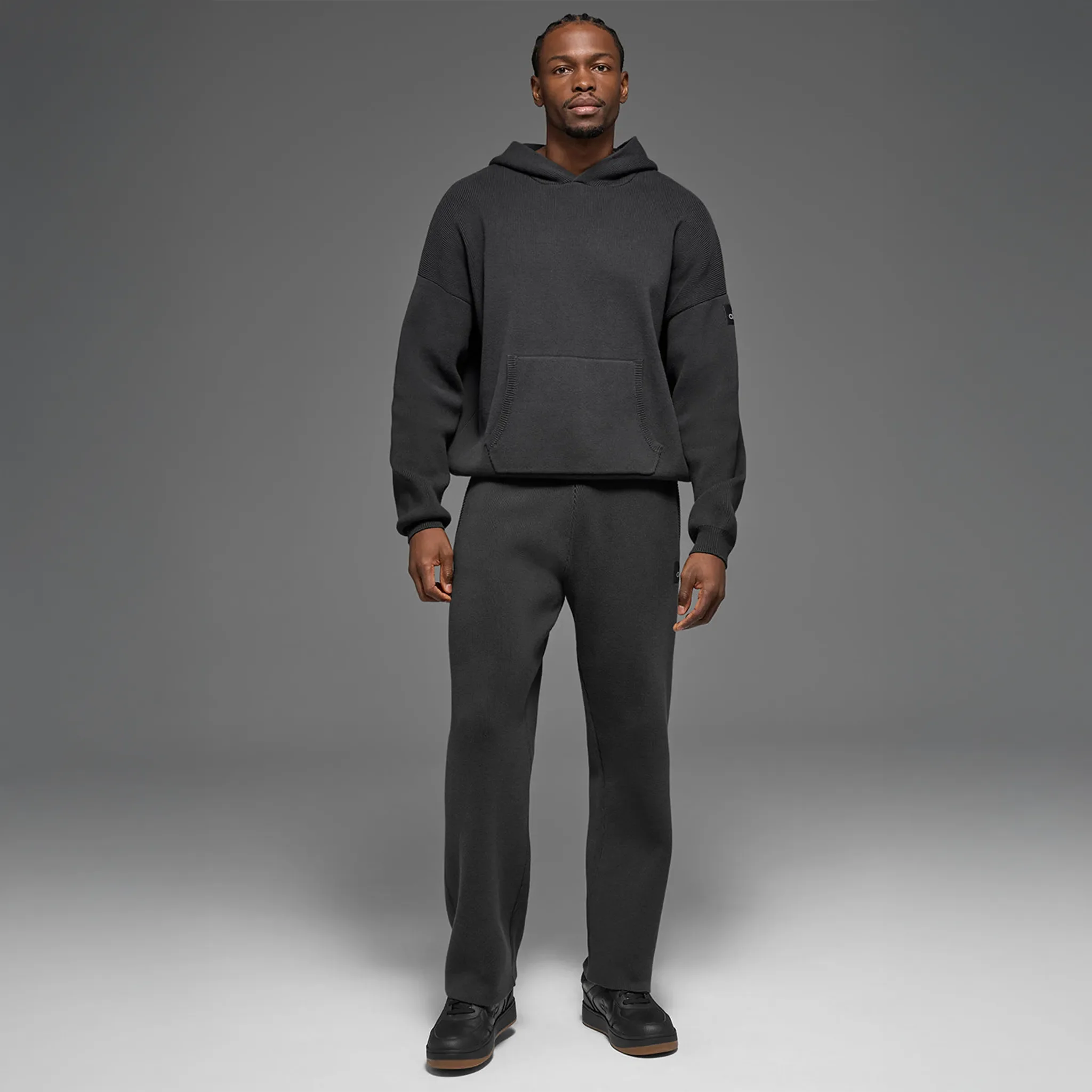 Alo Yoga Scholar Anthracite Hoodie - view 5