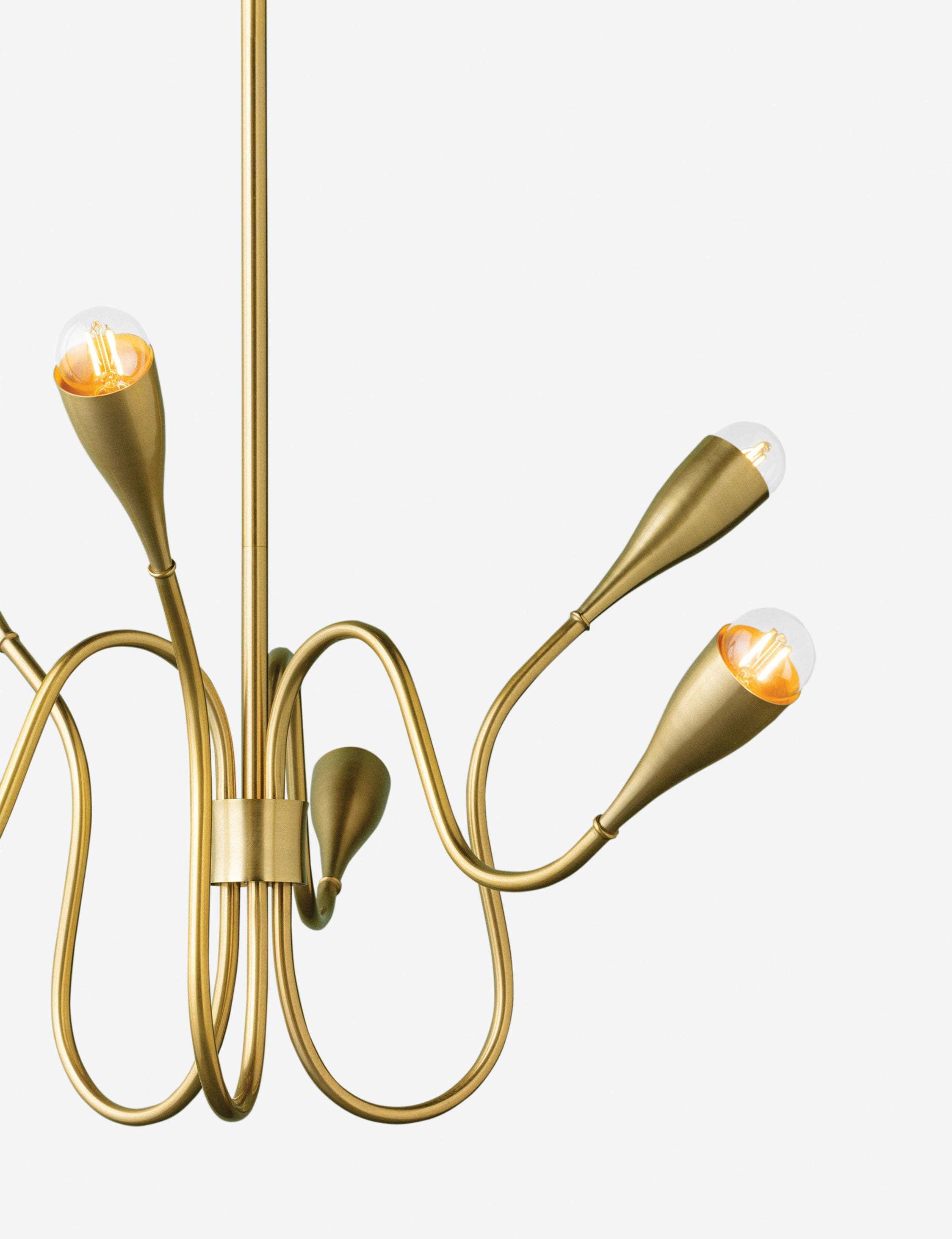Lulu and Georgia Mabon Chandelier – Aged Brass - view 2