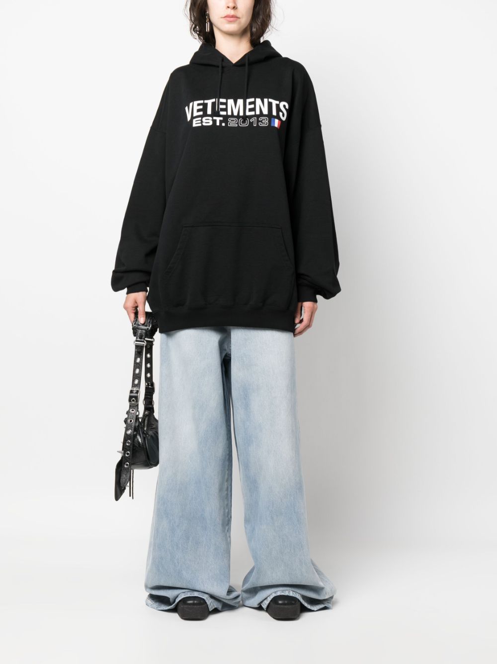 Vetements Logo cotton hoodie – Cotton 100% - view 2