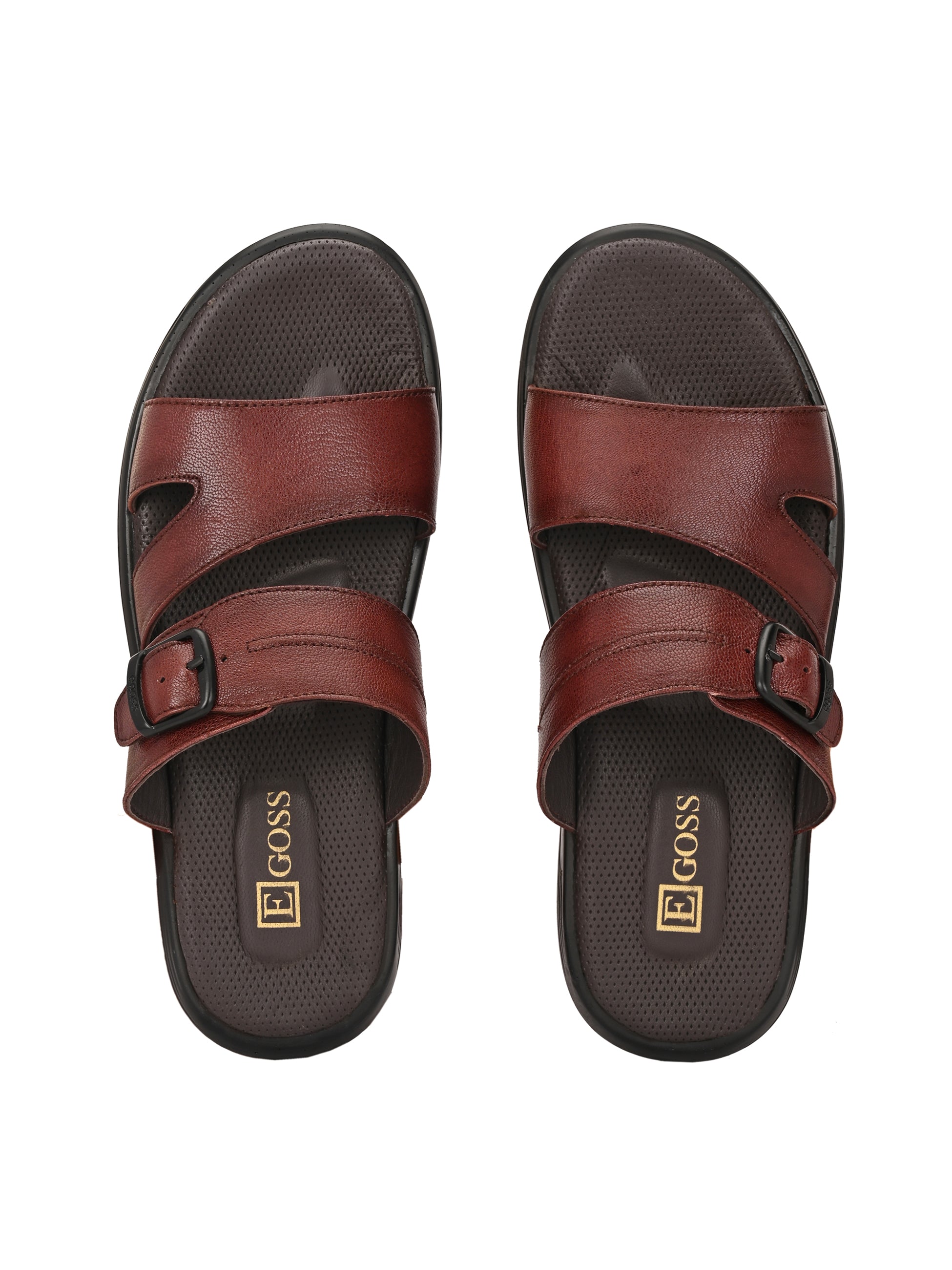 Egoss Shoes Egoss Leather Slippers For Men - view 19