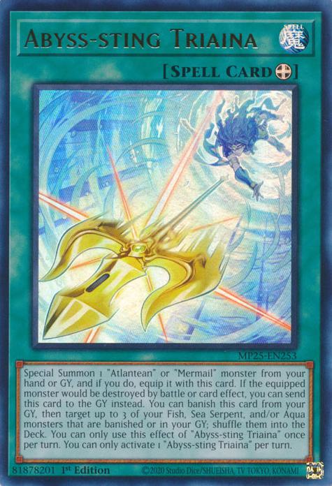 Yu-Gi-Oh! Abyss-sting Triaina - MP25-EN253 - Ultra Rare - 1st Edition