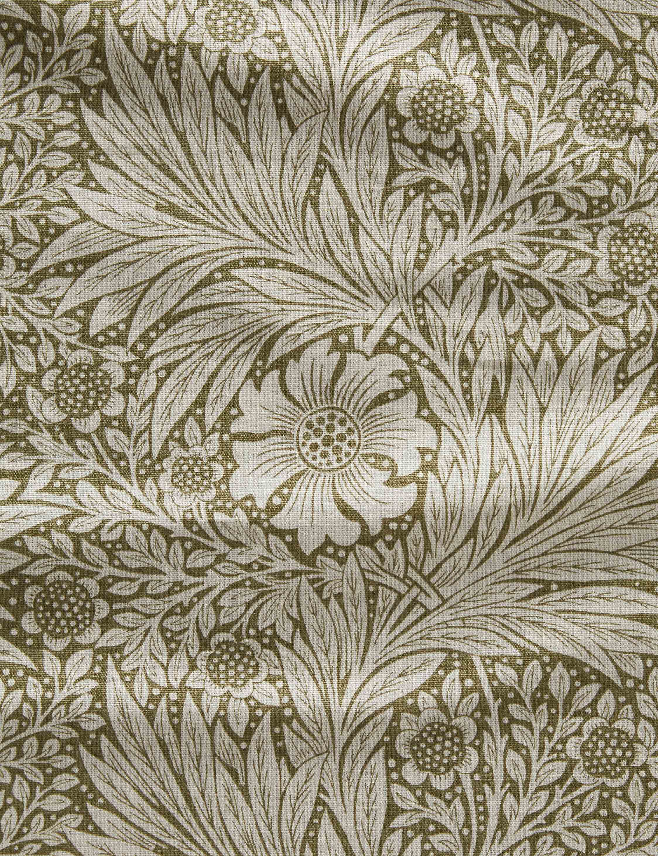 Lulu and Georgia Marigold Linen Blend Fabric by Morris & Co. - view 12