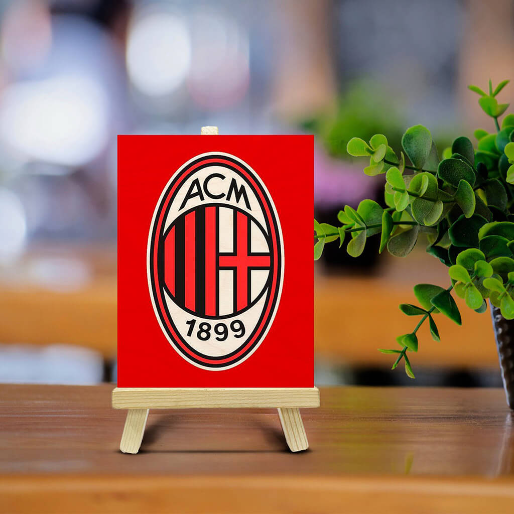 Bigsmall_cc AC Milan Pine Easel Stand - view 2