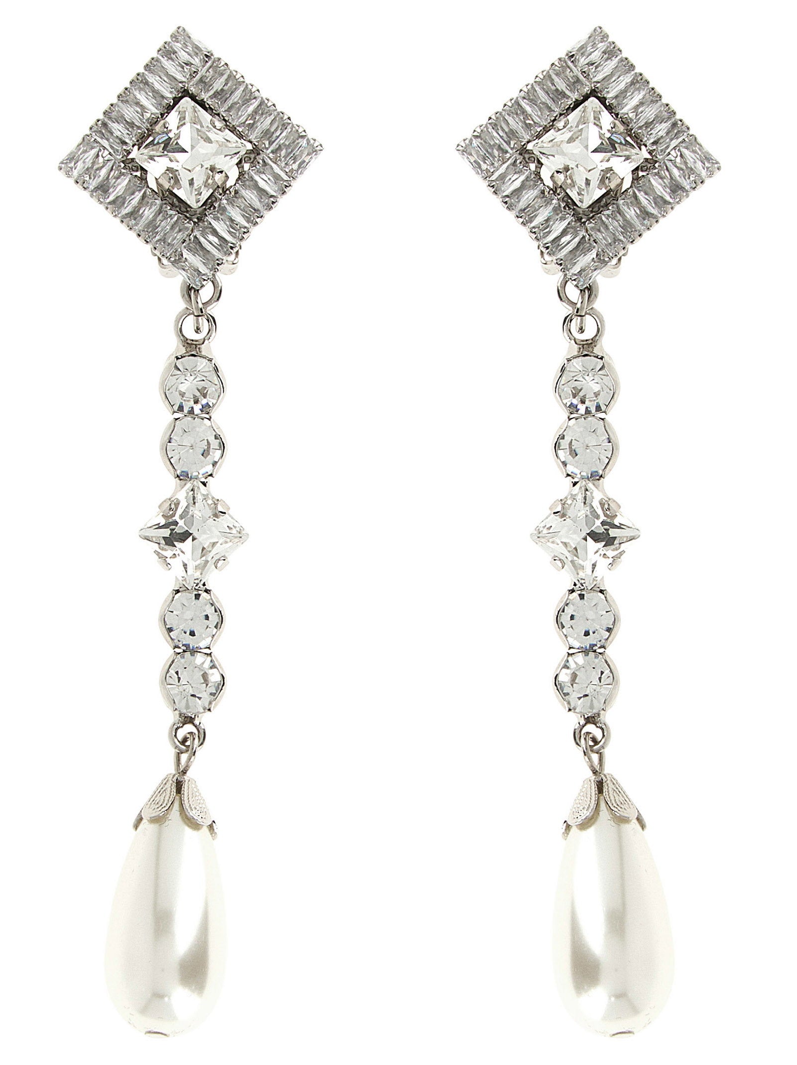Alessandra Rich Pendant Earrings – 100% plastic