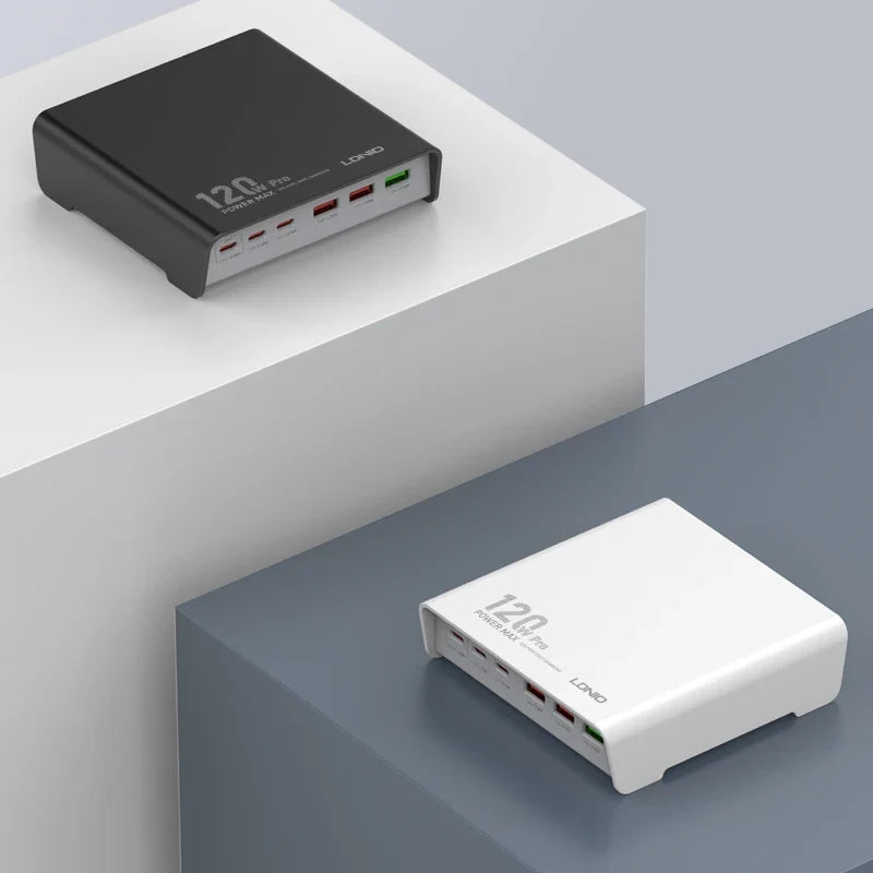 Million Cases LDNIO Power Max 120W Turbo Desktop Charger
